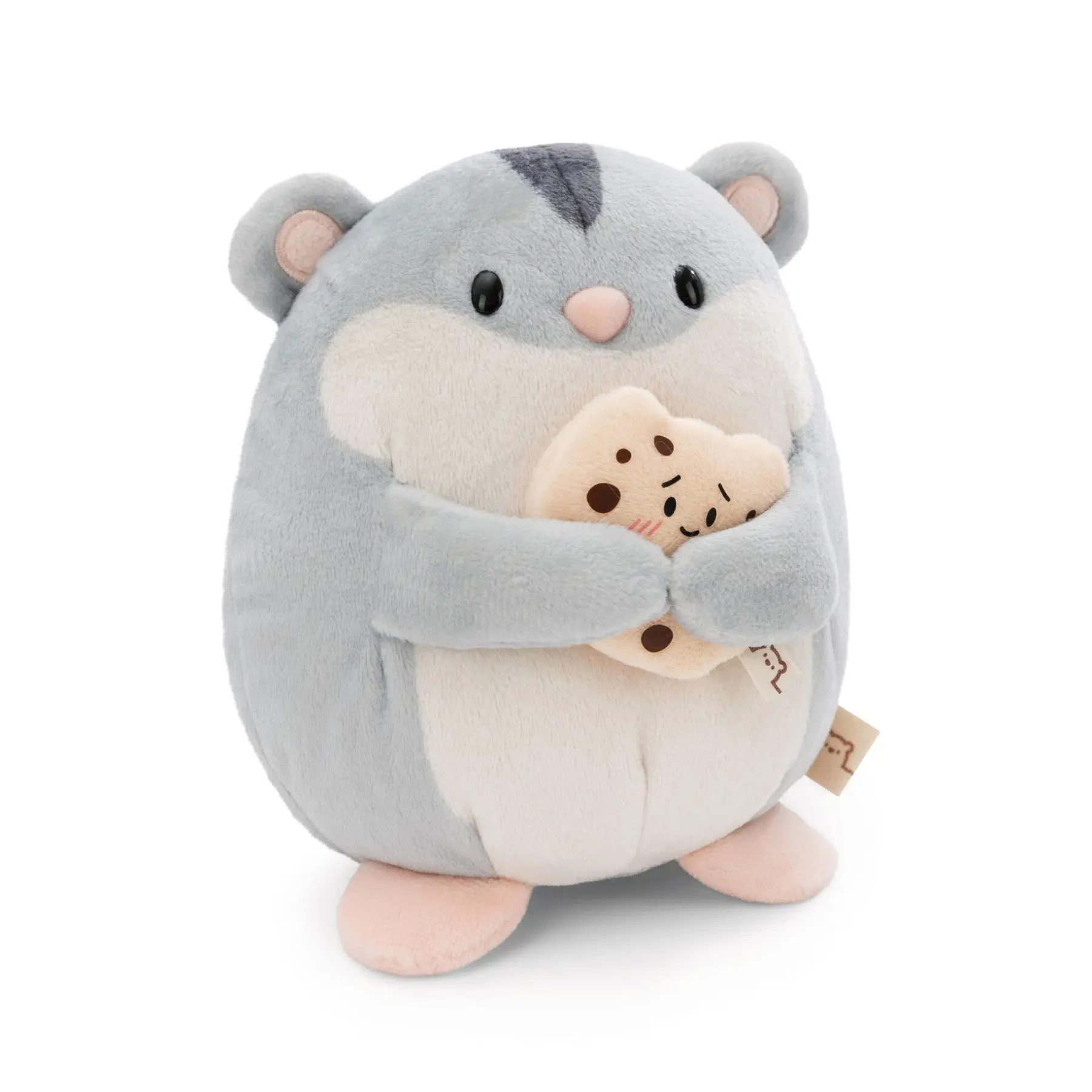 Peluche hamster avec biscuit dans un coffret cadeau Nici Shai Peluche hamster avec biscuit dans un coffret cadeau Nici Shai