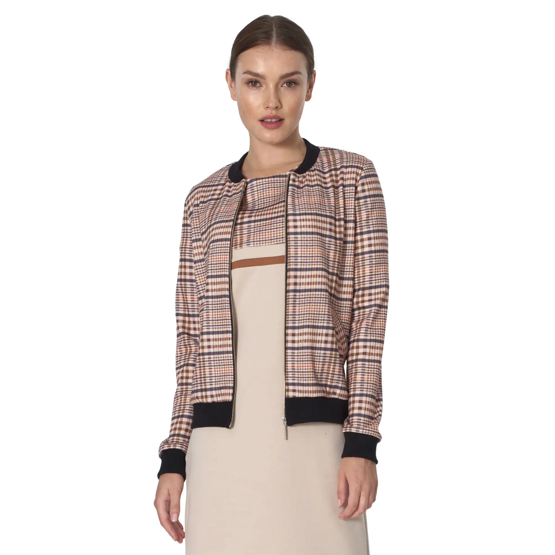 Bomber con motivo donna Nife