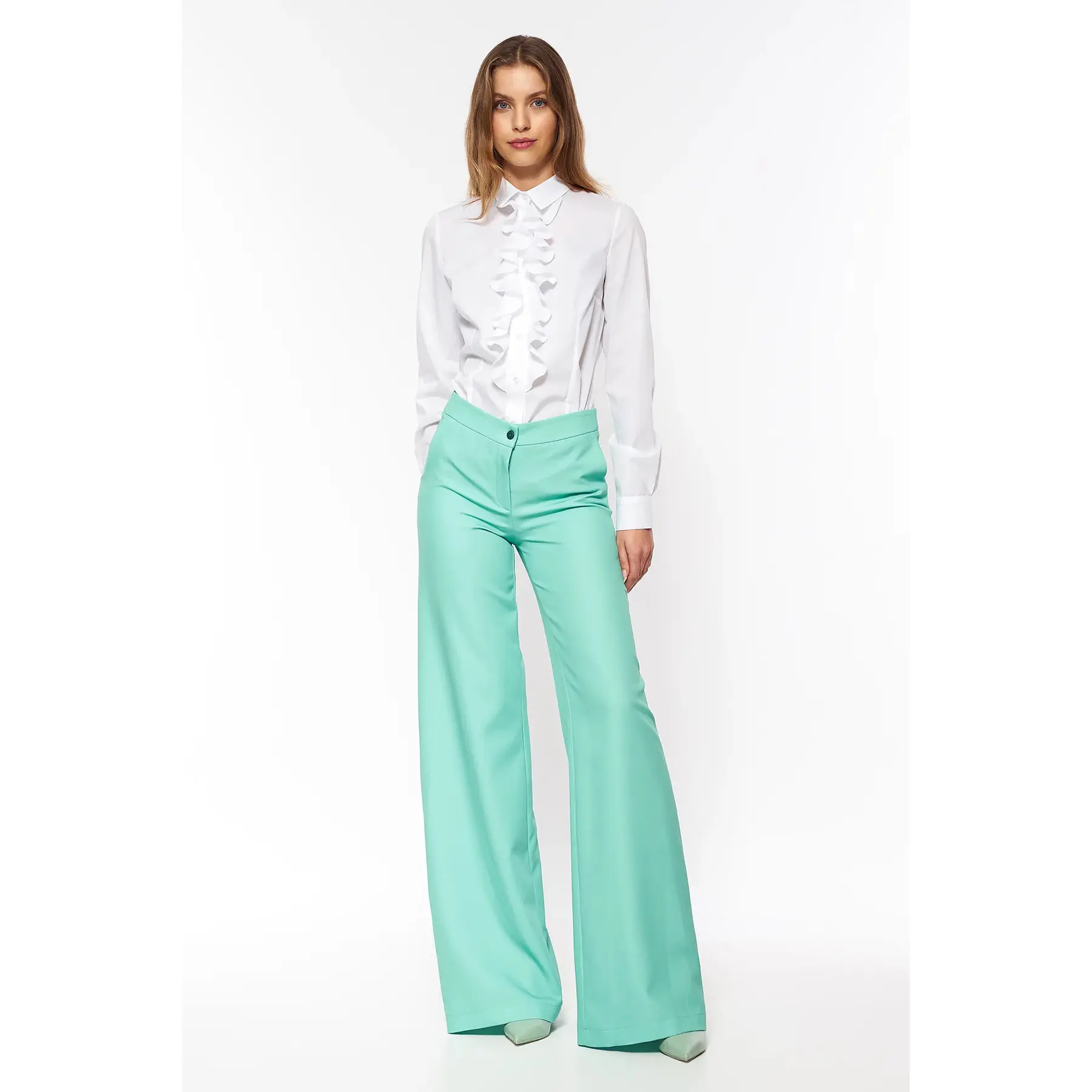Camicia con volant donna Nife