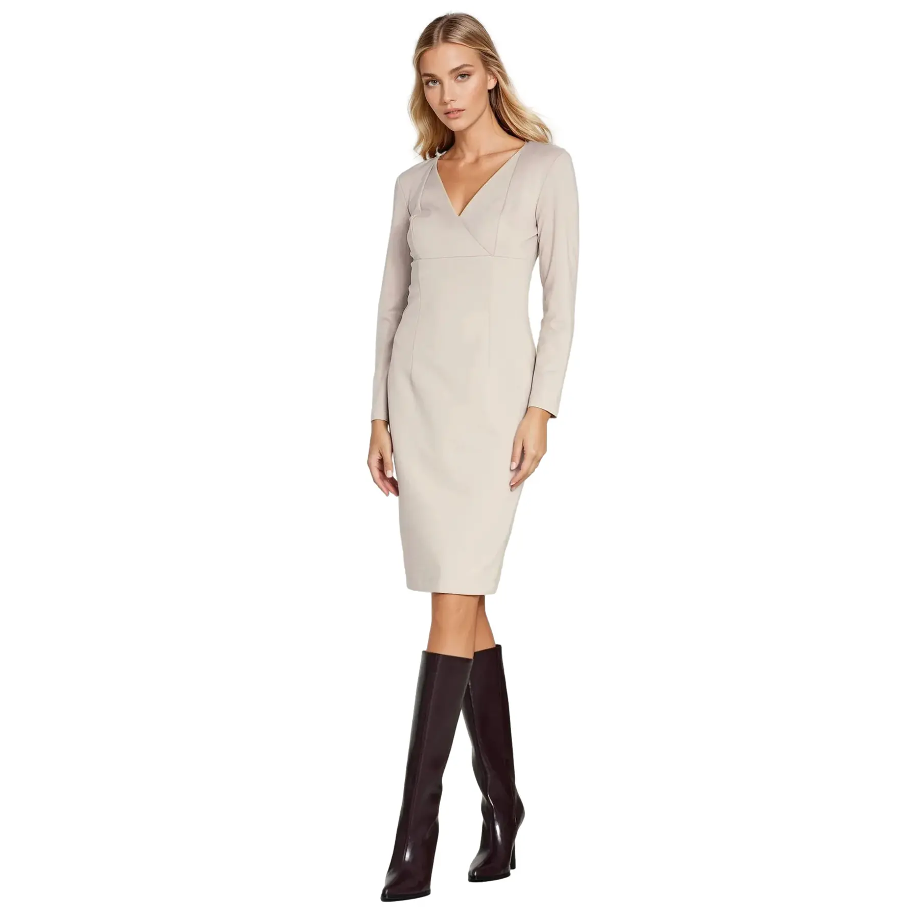 Abito con scollo donna Nife Boat