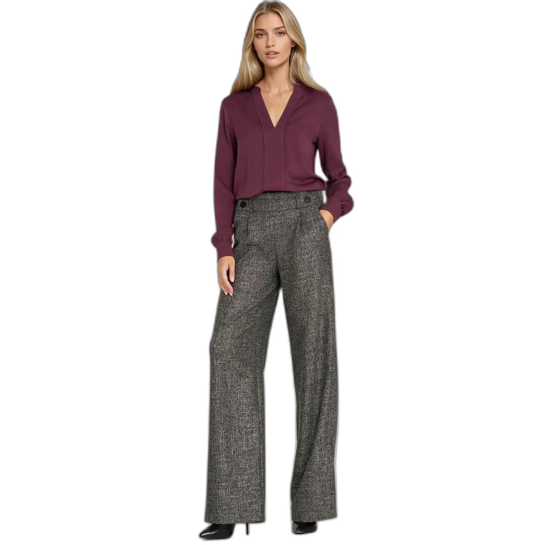 Pantaloni a gamba larga donna Nife