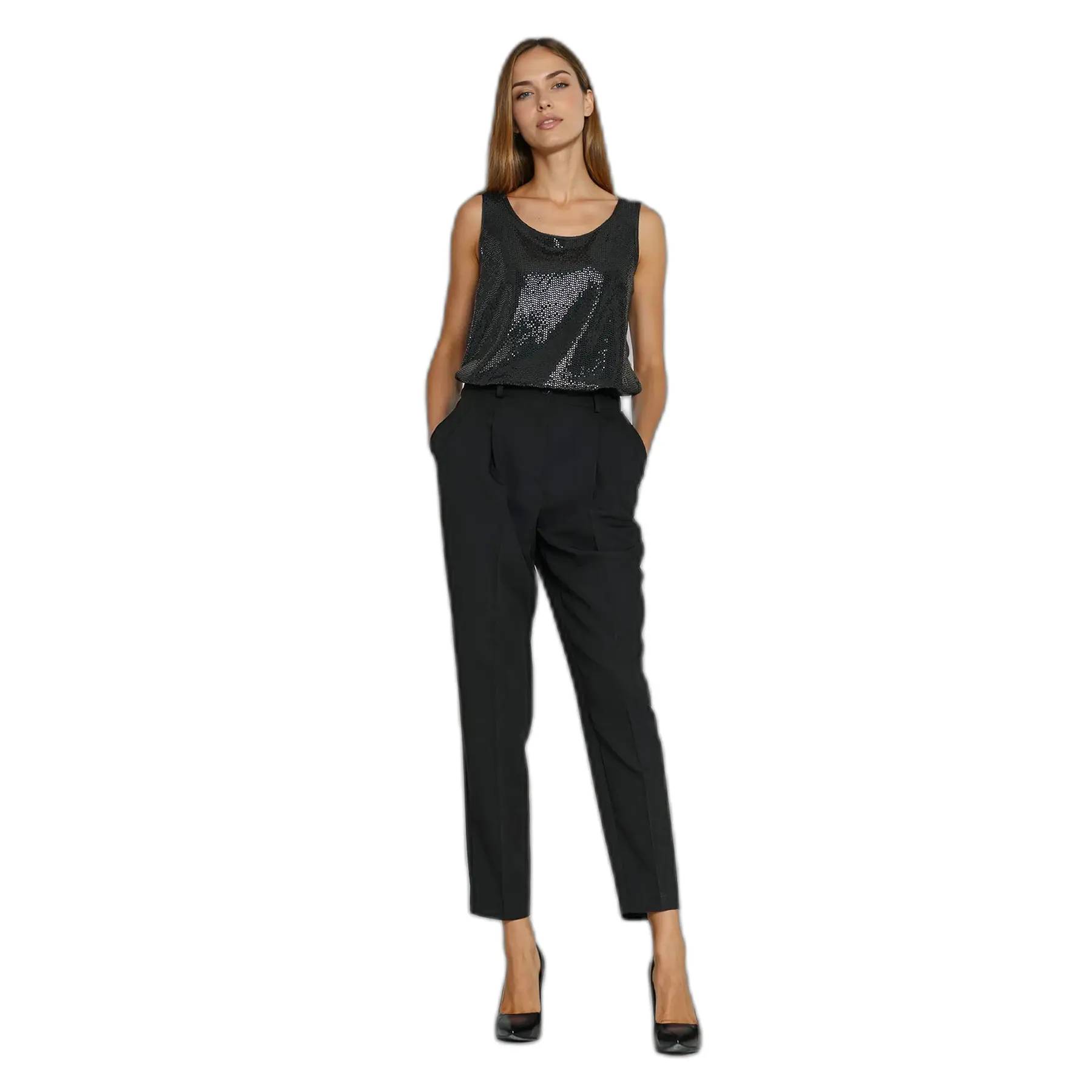 Pantaloni a gamba larga donna Nife