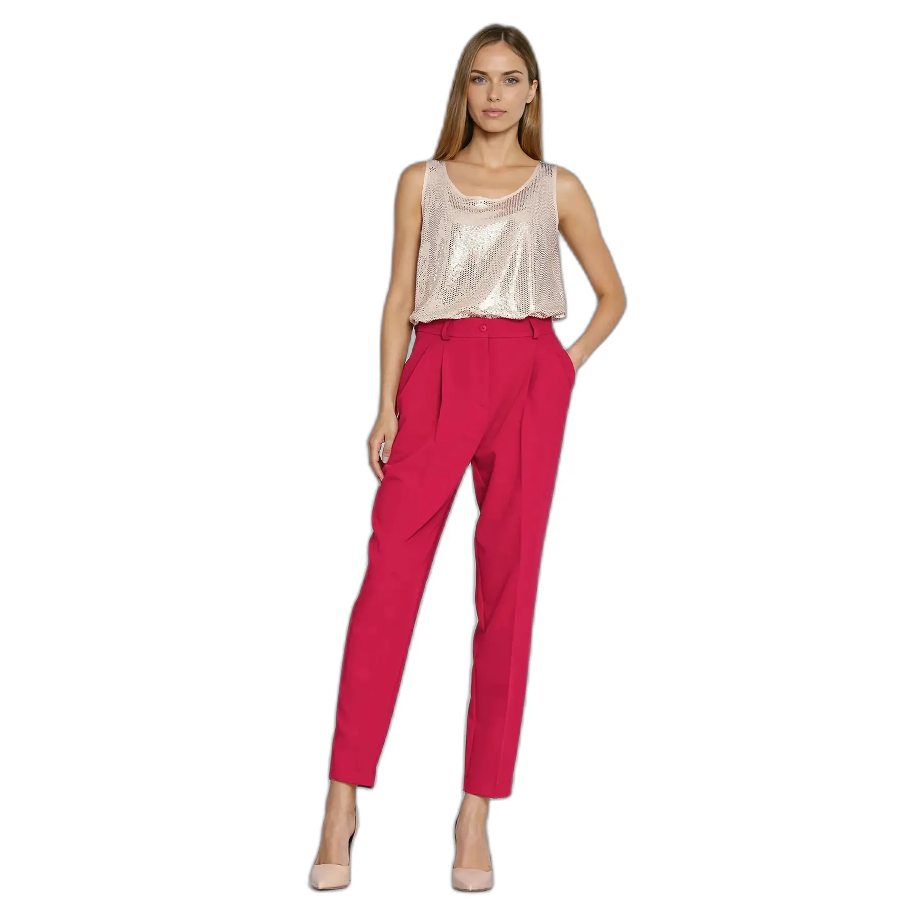 Pantaloni a gamba larga donna Nife