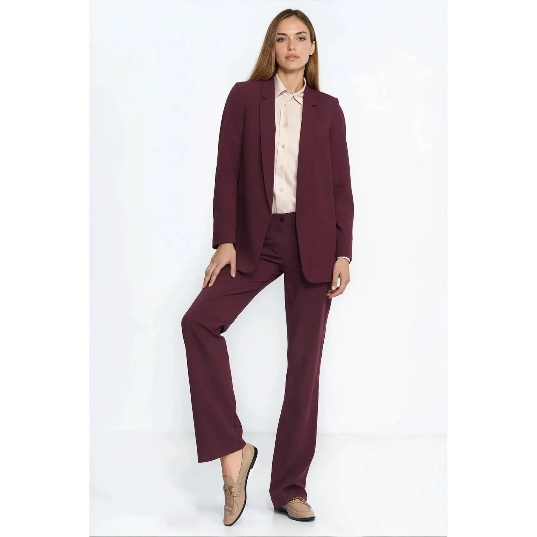 Nife Women's Rouge Open Classic Blazer For