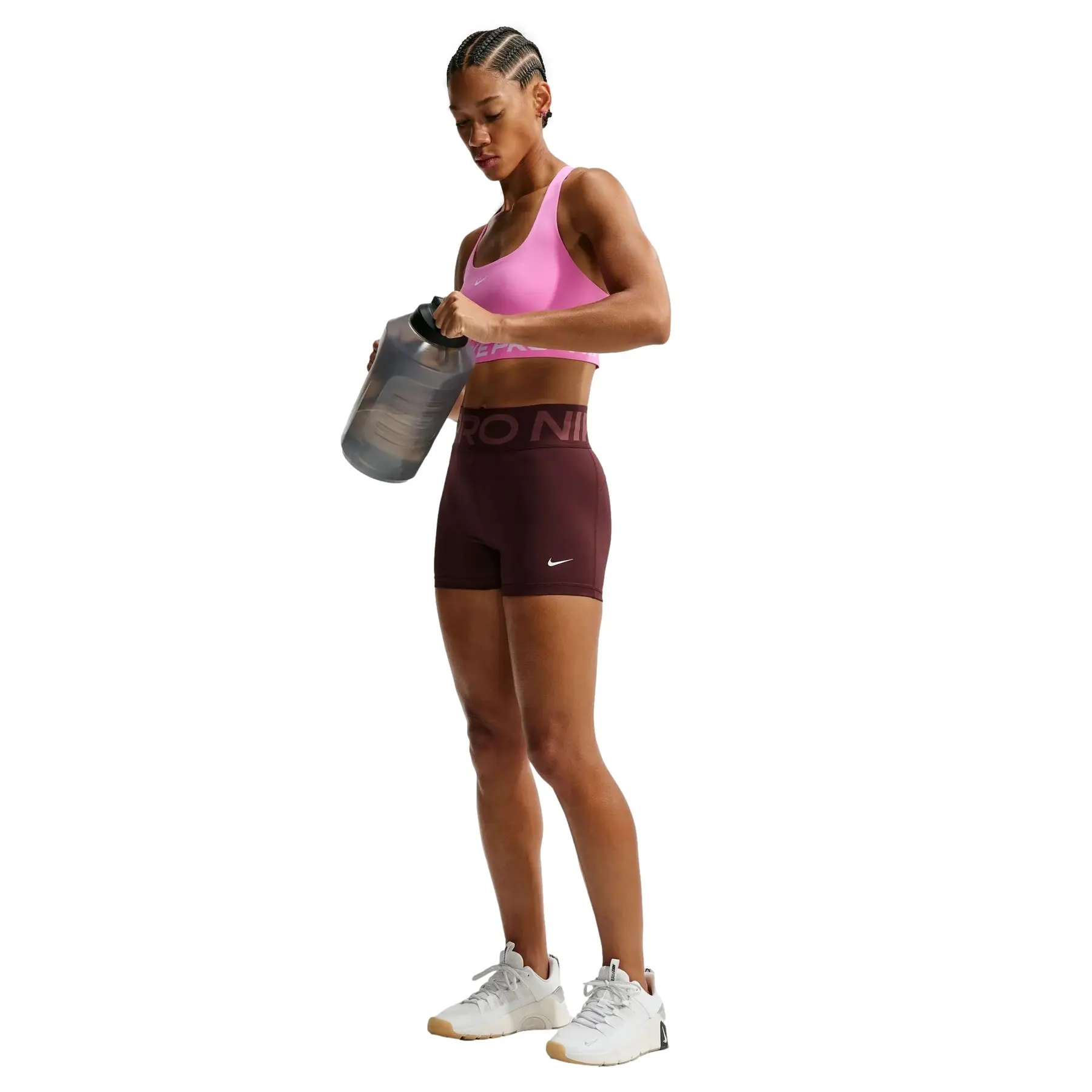 Dames short met hoge taille Nike Pro Sculpt