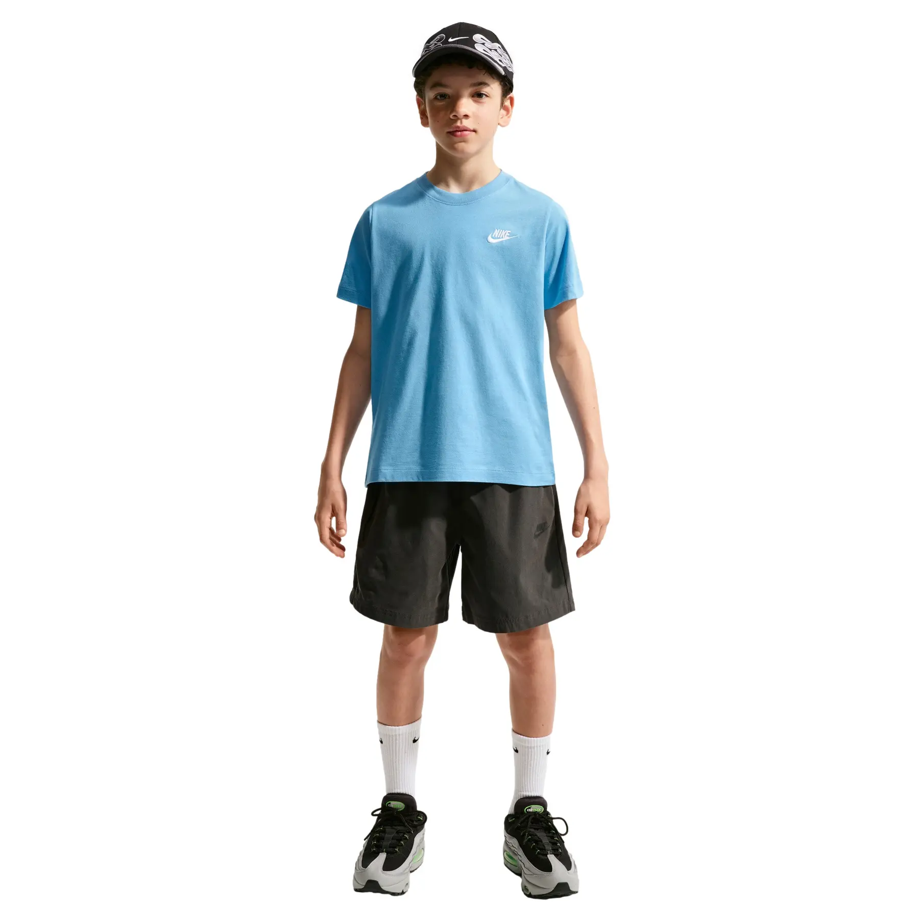 T-shirt met kinderlogo Nike