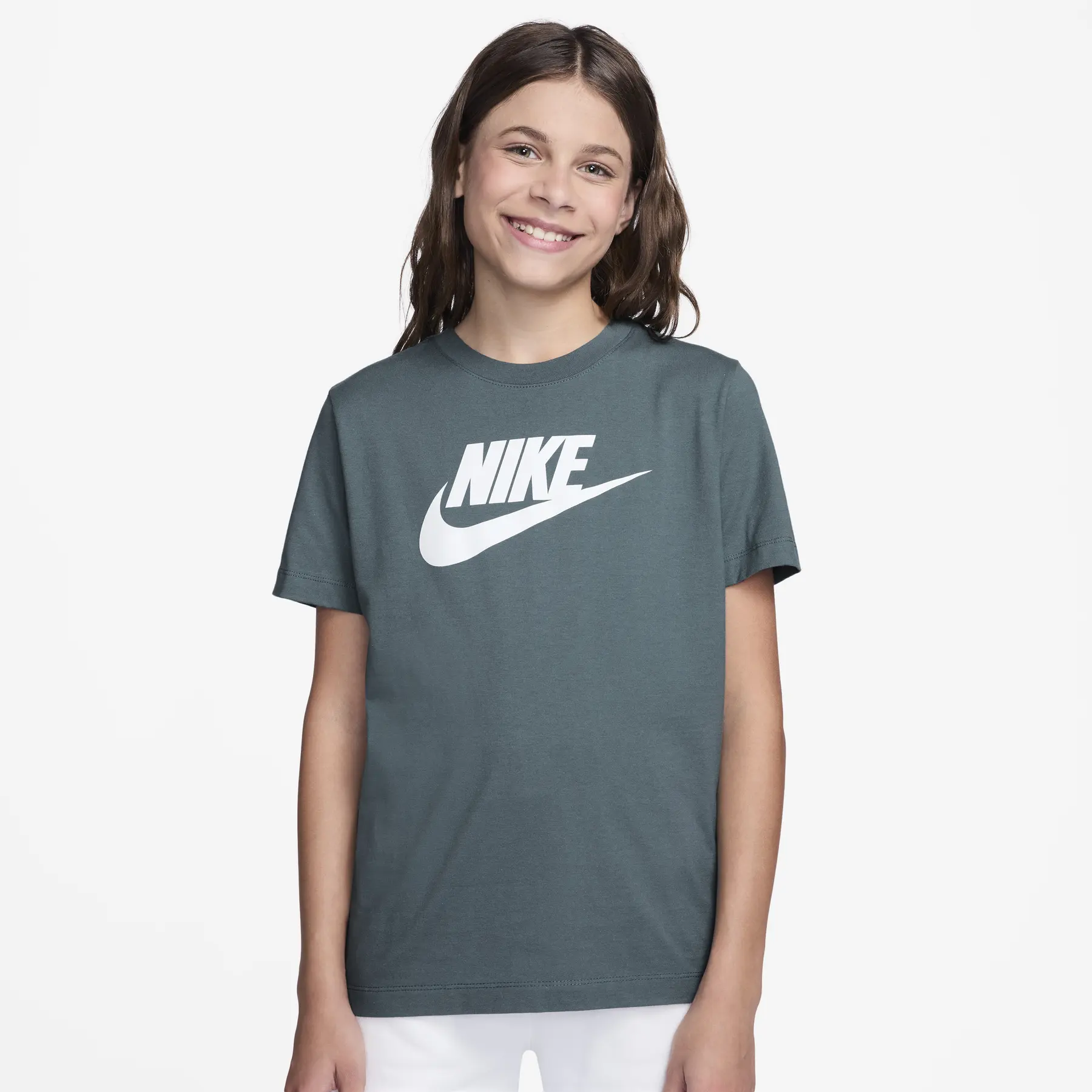 Klassisches T-Shirt aus weicher und atmungsaktiver Baumwolle für Kinder Nike