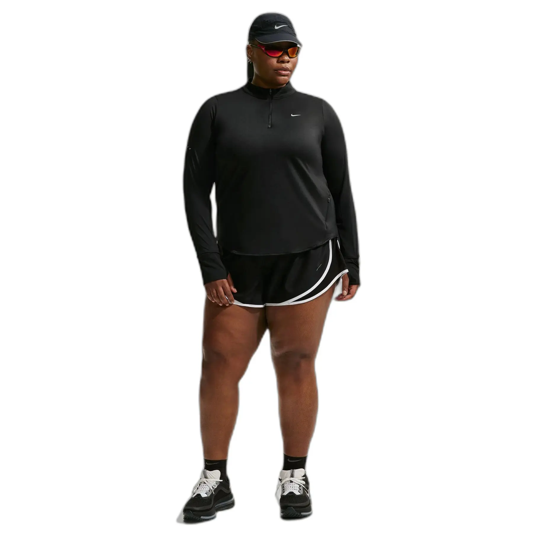 Short met hoge taille en onderbroek dames Nike Tempo