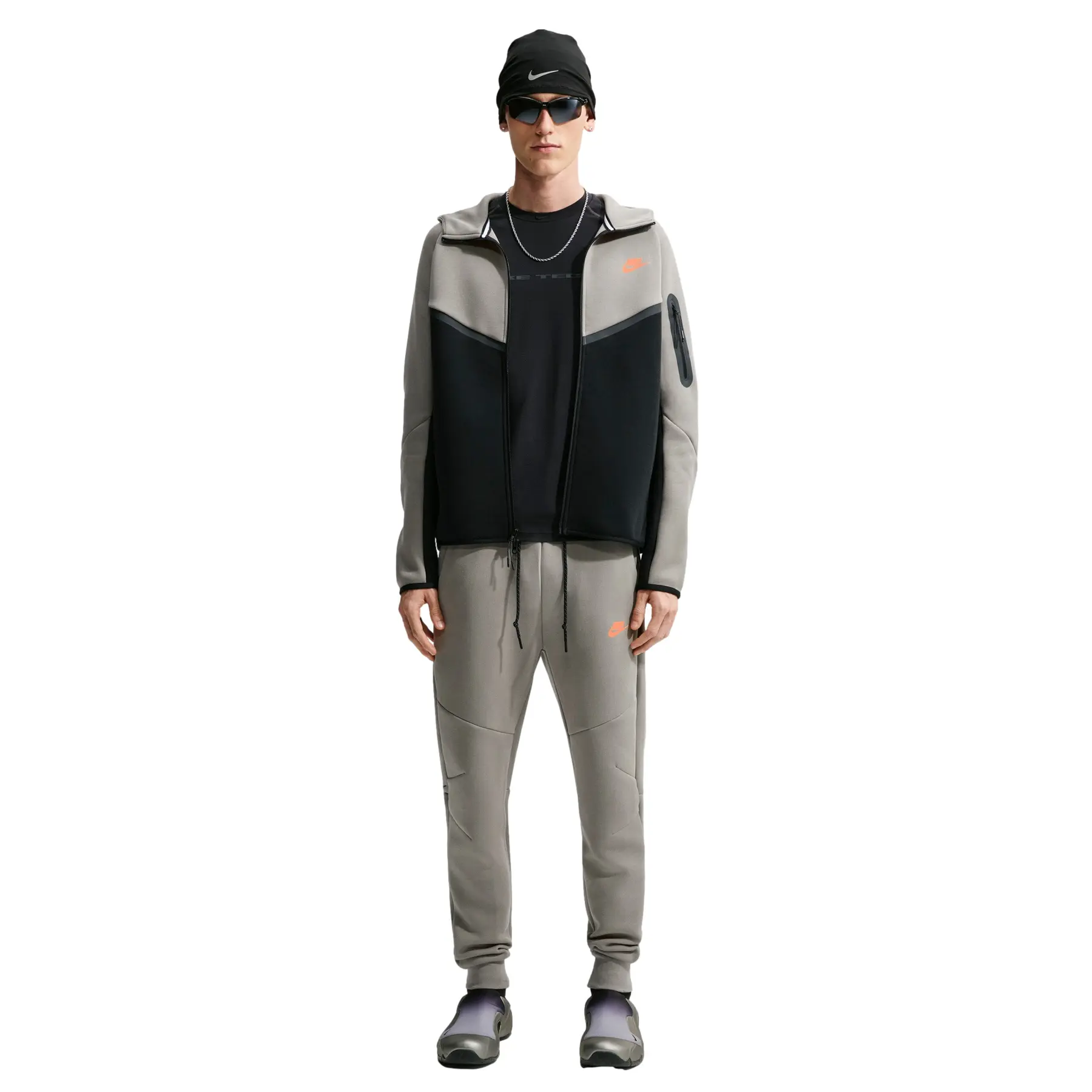 Damesjack met oversized rits Nike Windrunner