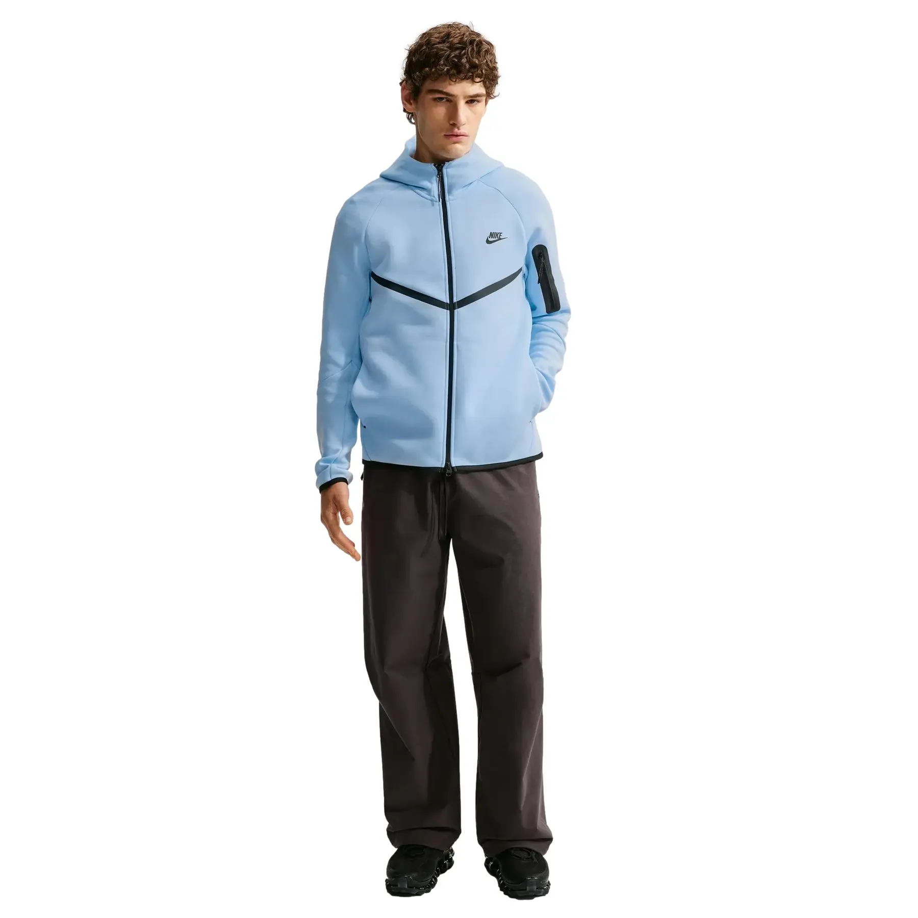 Hooded sweatshirt met rits Nike Tech