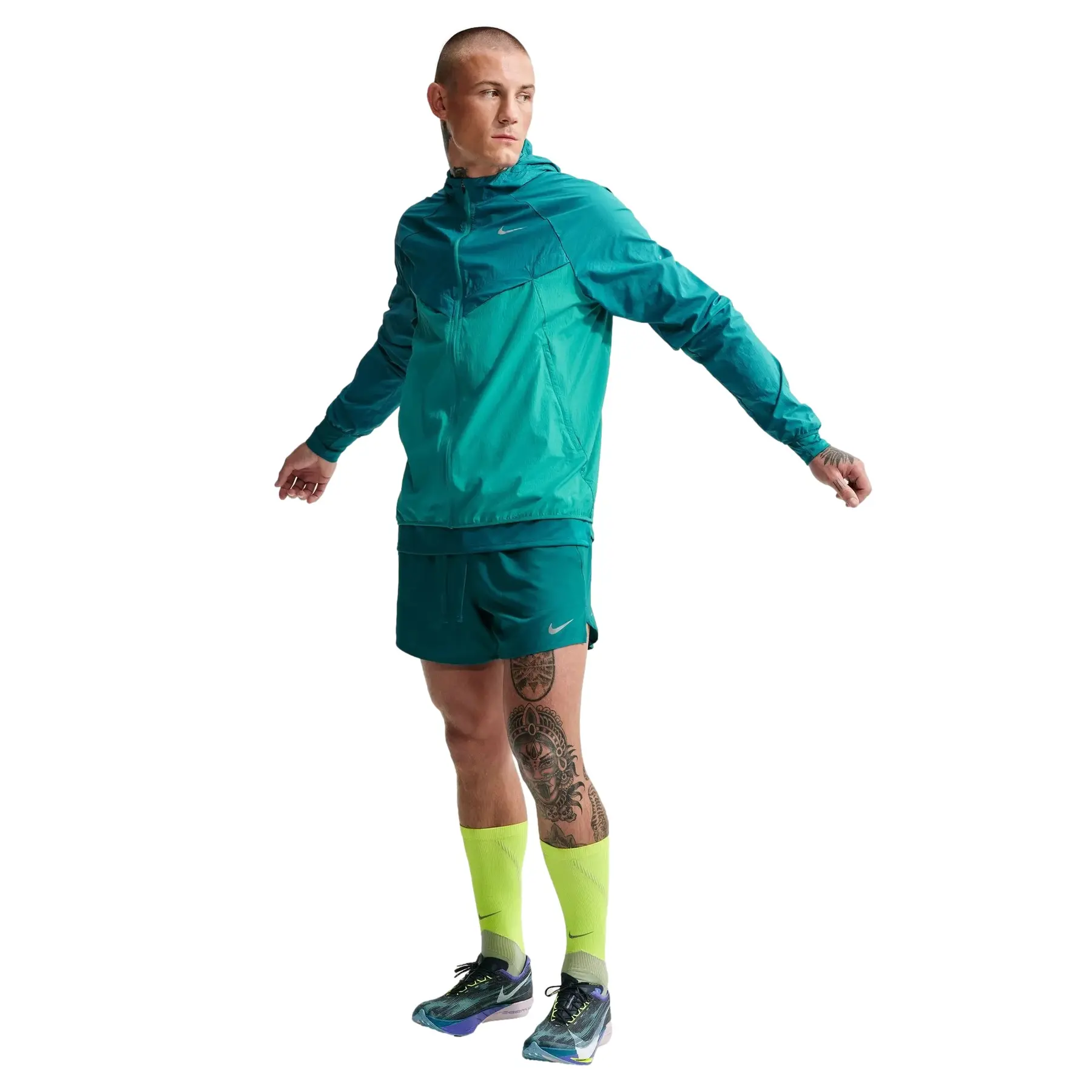 Waterdichte jas met capuchon Nike Stride