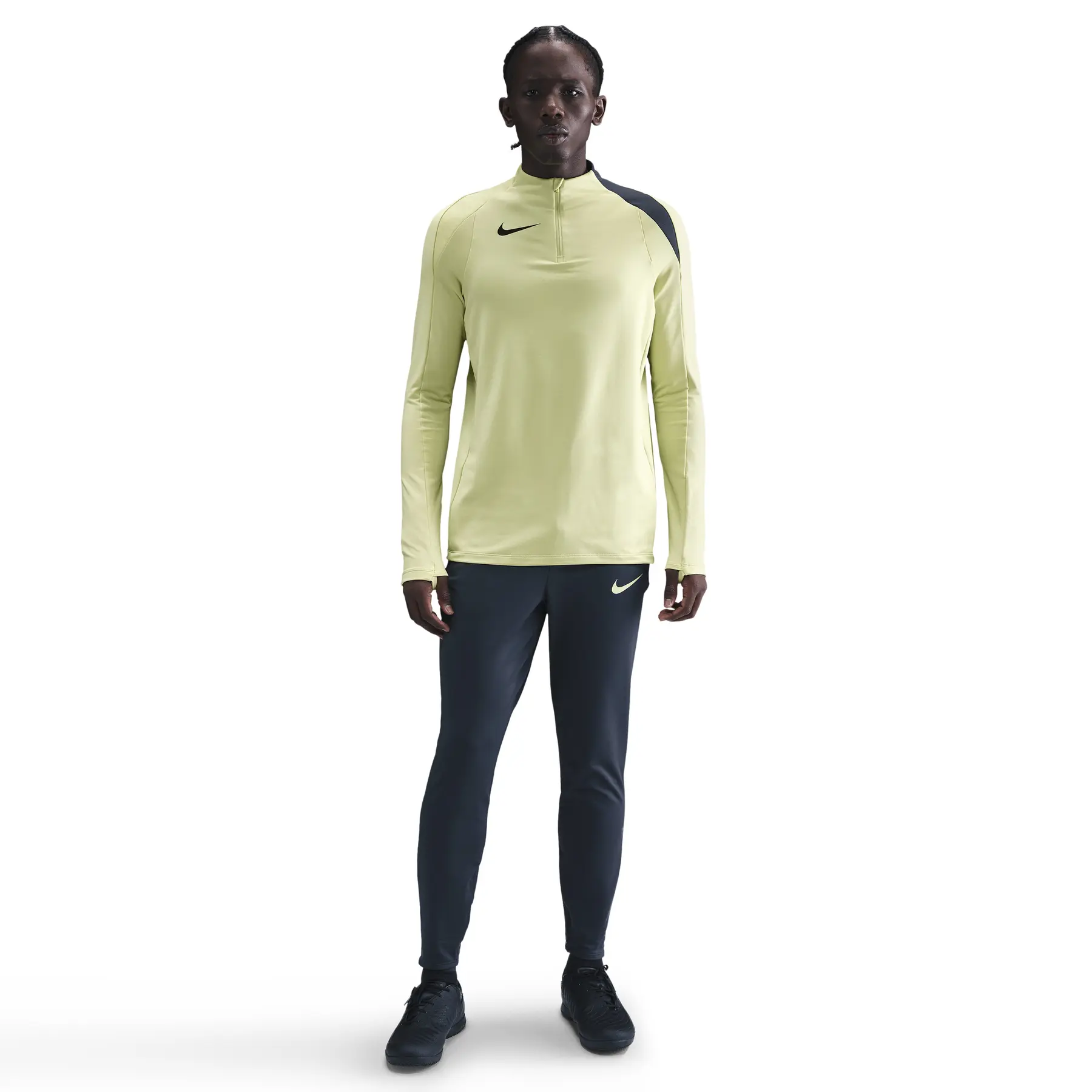 Langarm-Midzip-Shirt Nike Stride