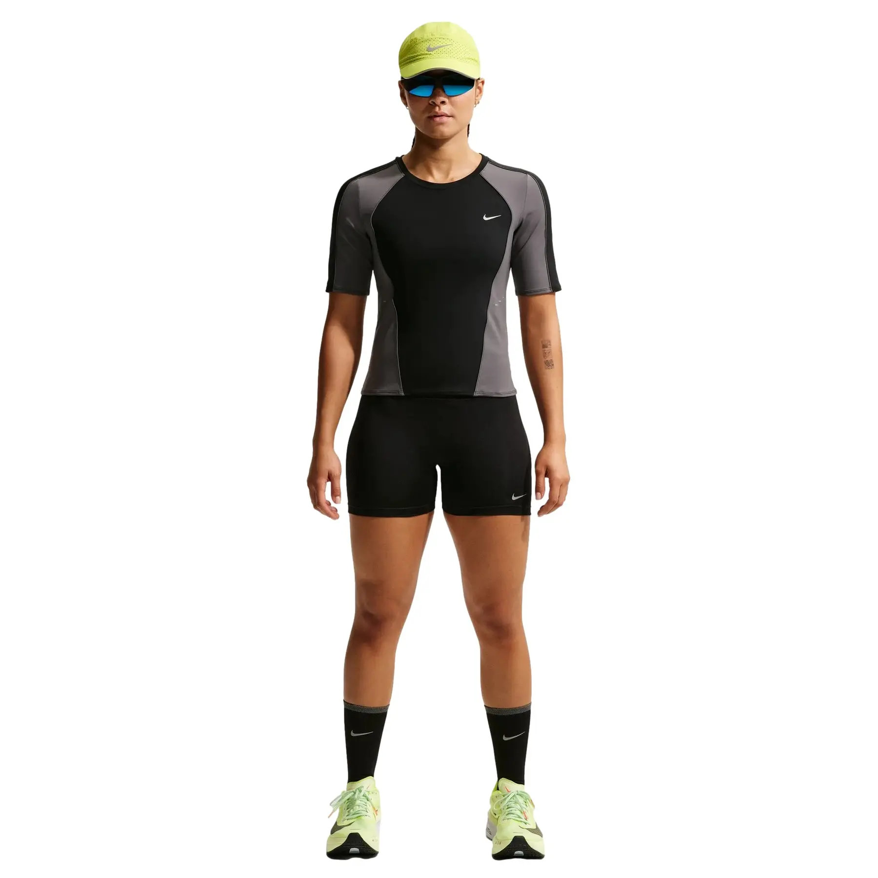 High-waisted fitted shorts dames Nike Tempo