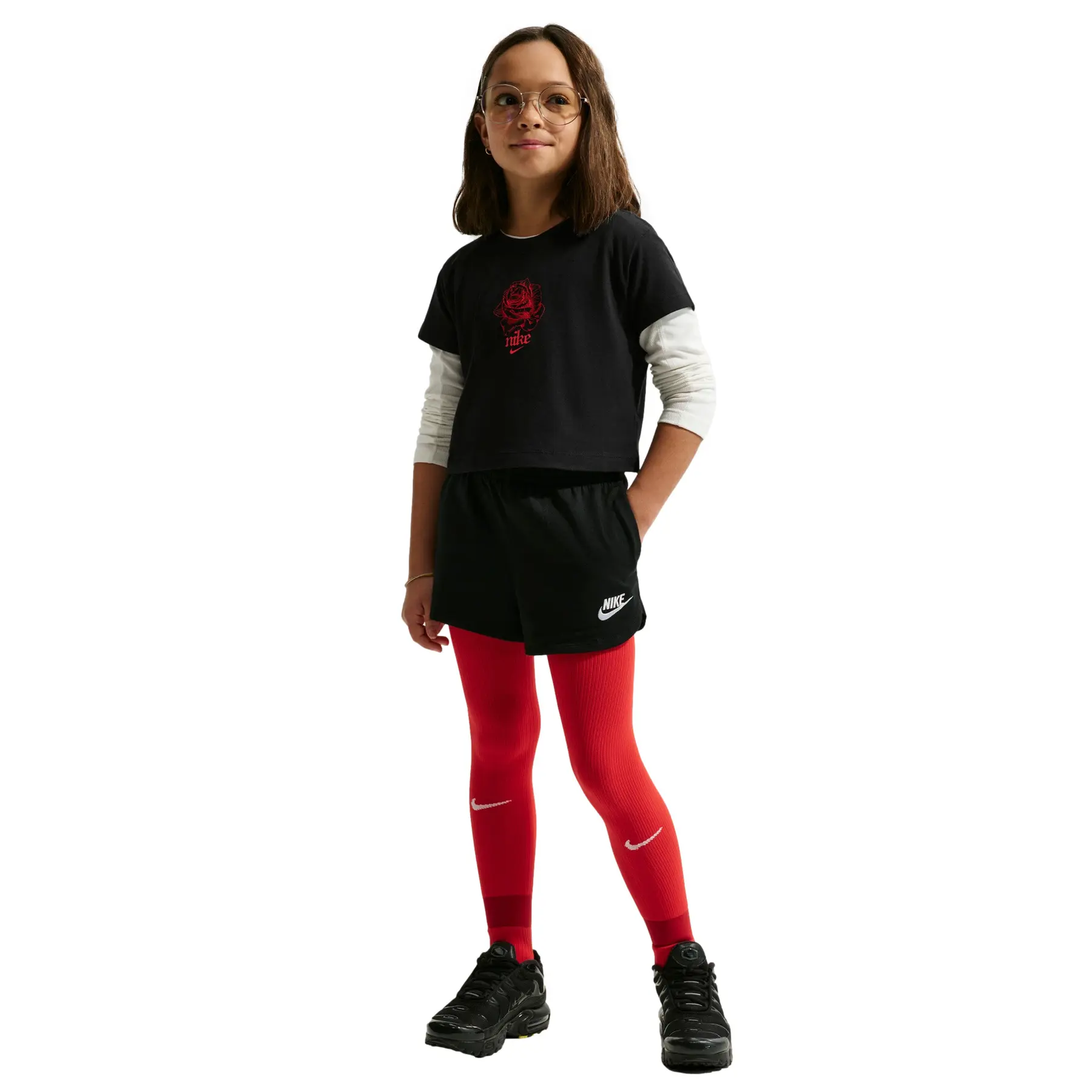 Pantaloncini in cotone per ragazza Nike