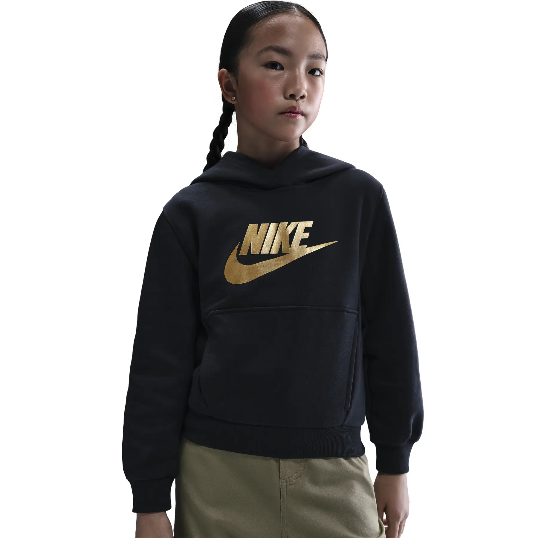 Felpa con cappuccio per bambini Nike Club Fleece