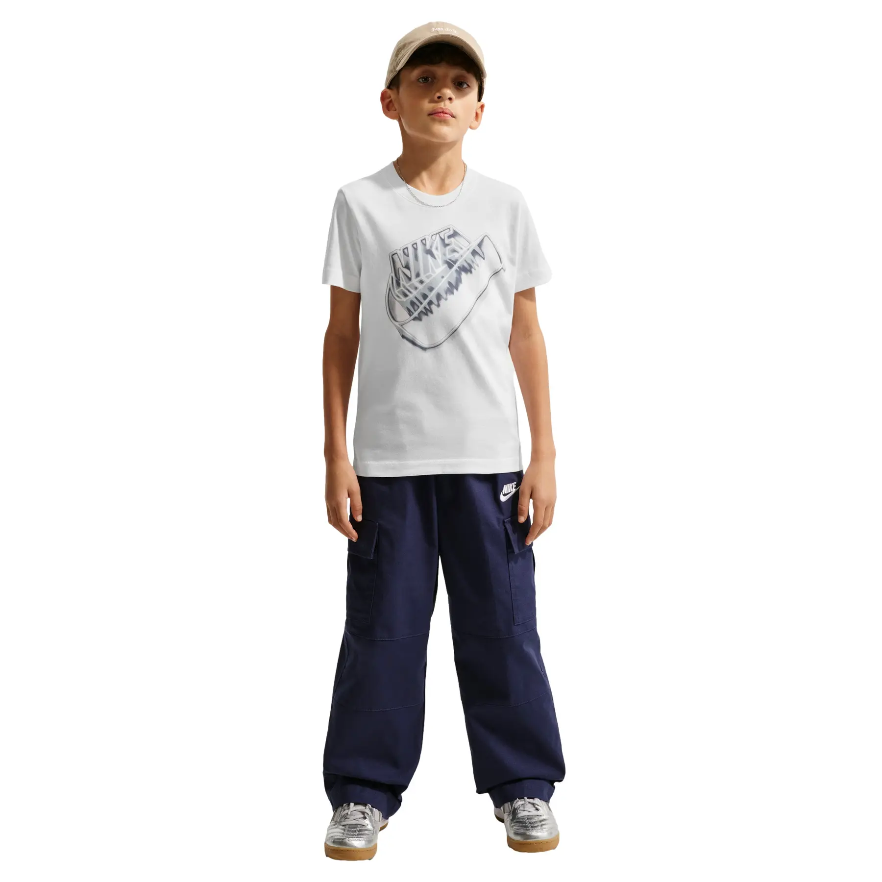 T-shirt in cotone morbido e traspirante per bambini Nike