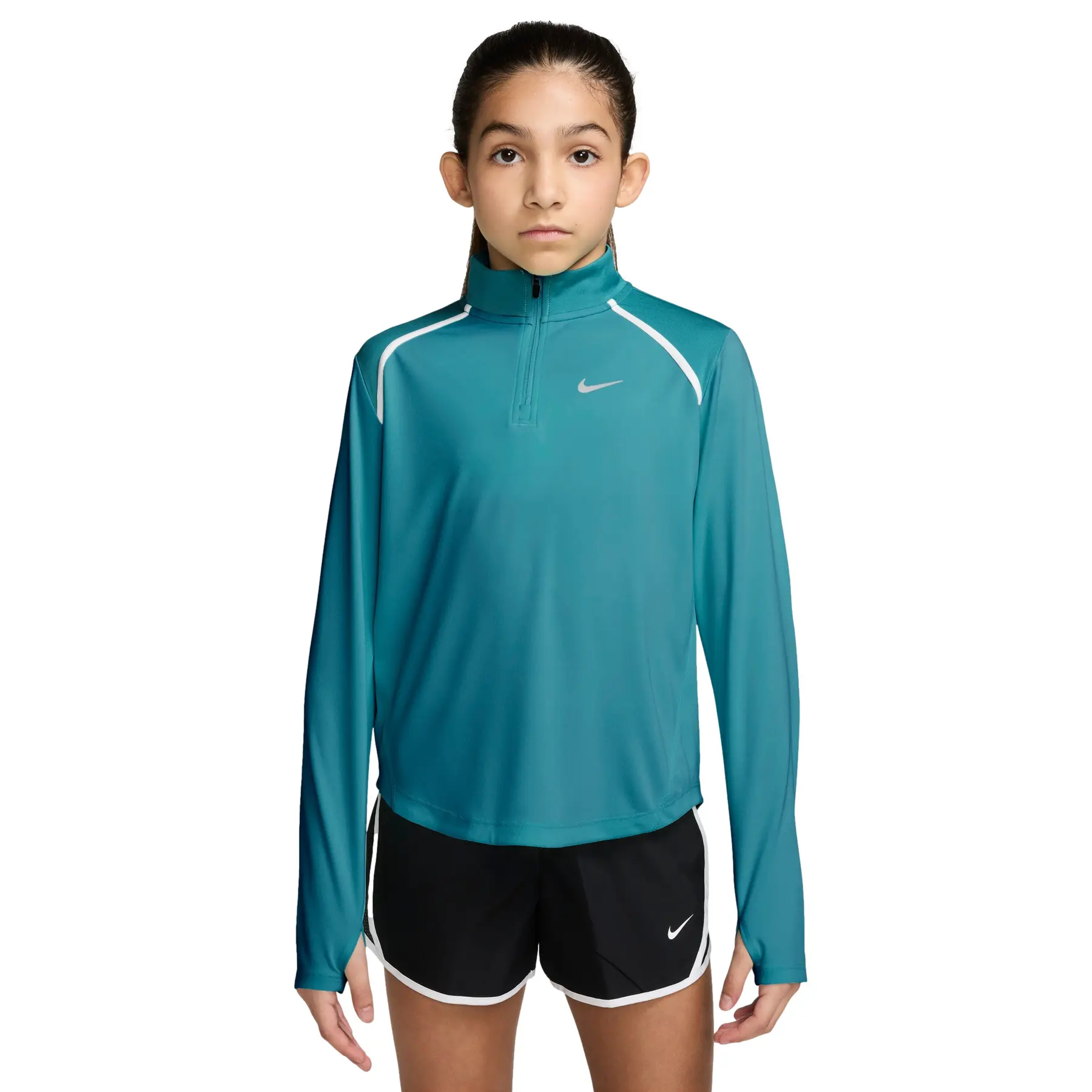 Training top 1/2 zip meisje Nike Tempo