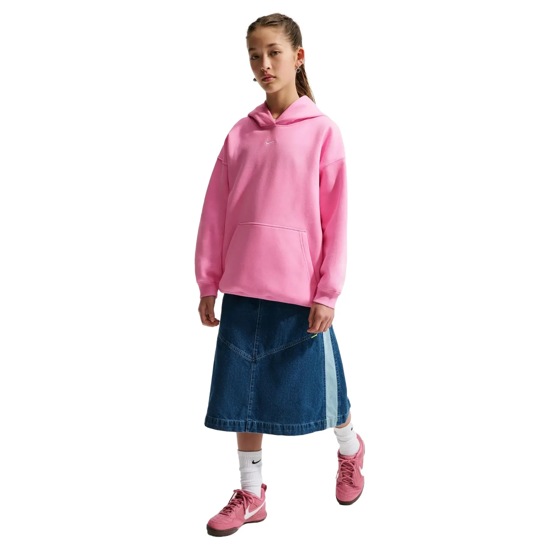 Girl hoodie Nike Sportswear Studio Fleece