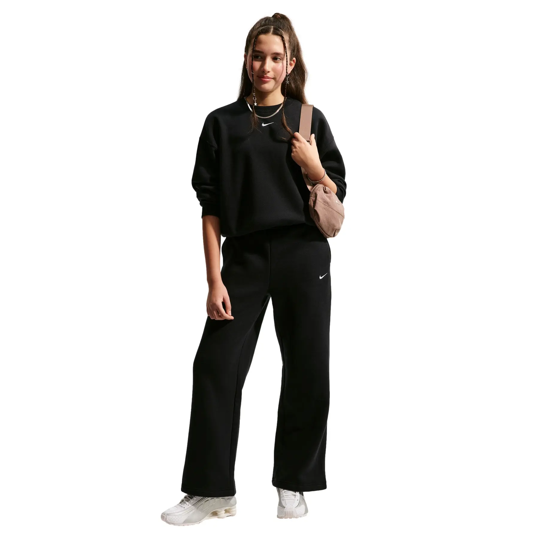 Pantaloni da ragazza Nike Studio Fleece