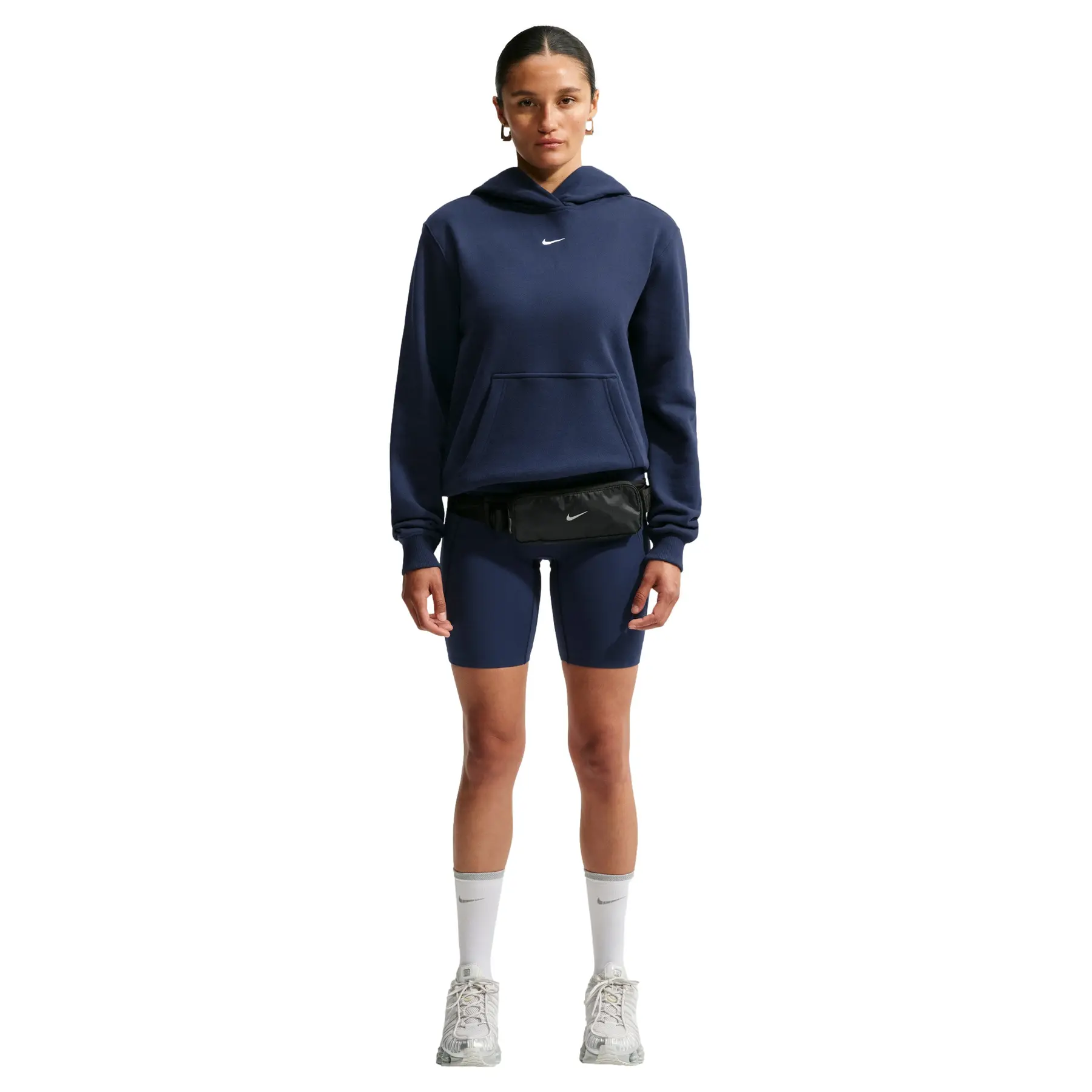 Felpa con cappuccio da donna Nike Studio Fleece