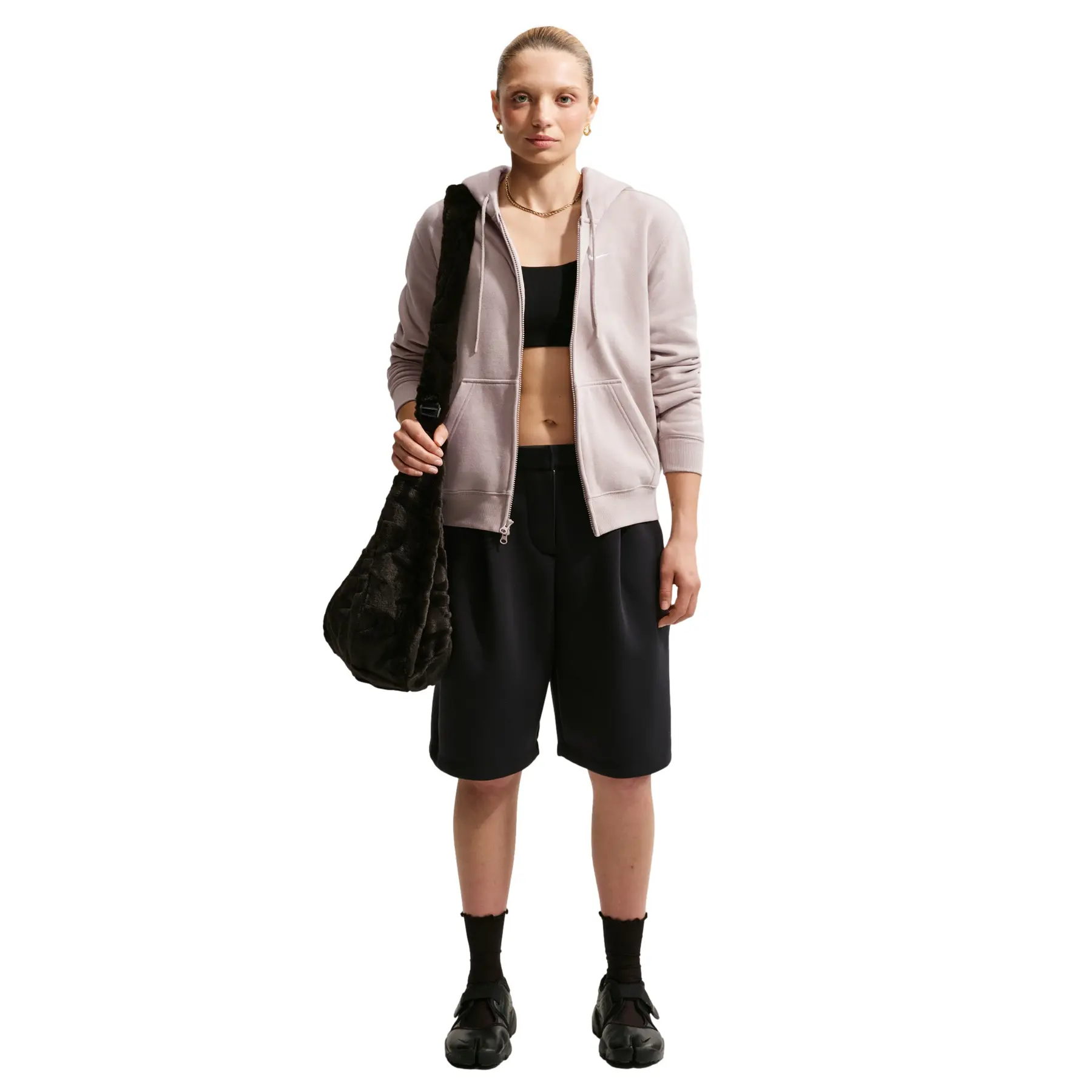 Kapuzenjacke Nike Studio Medium Weight
