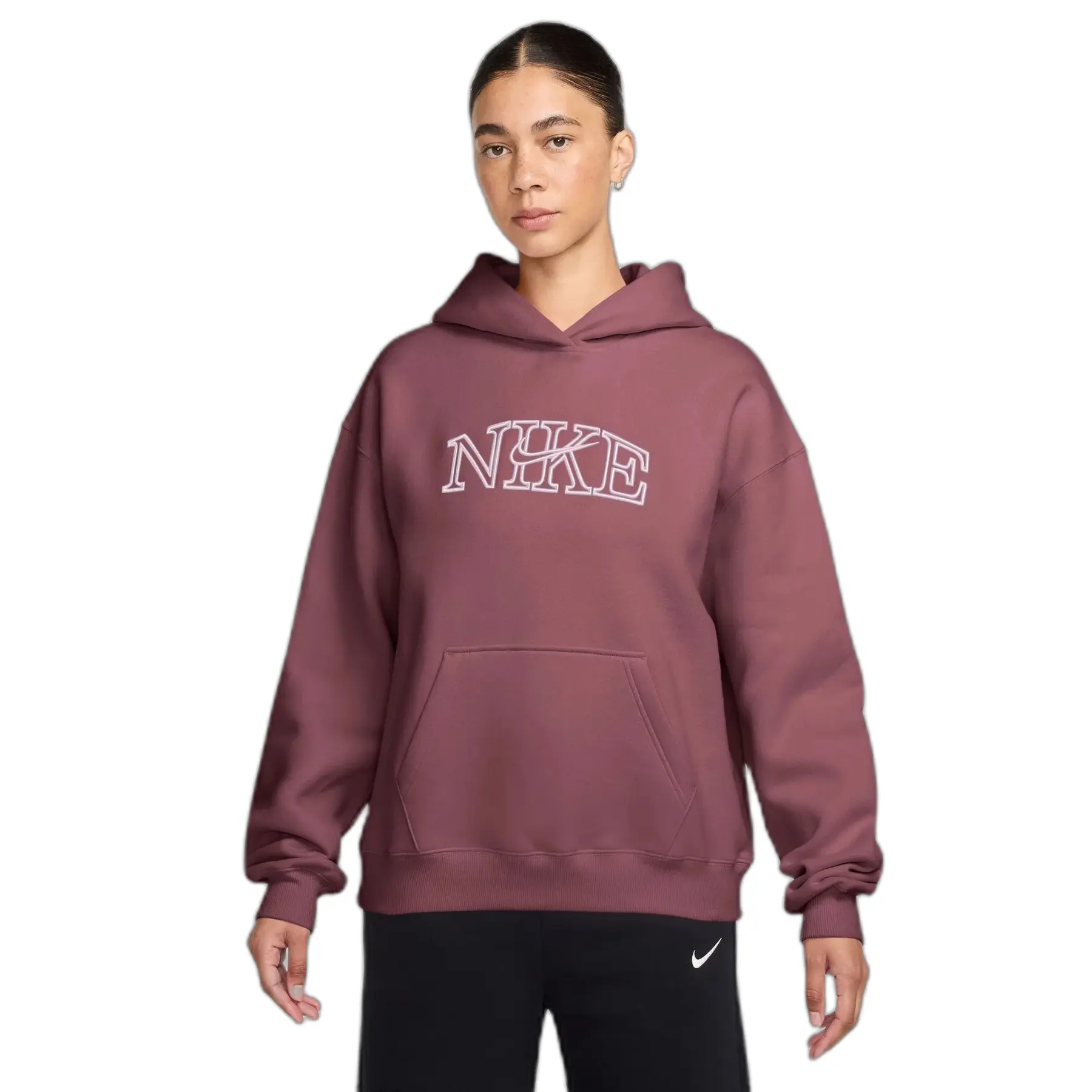 Dames Hoodie Nike Studio Graphic Fleece