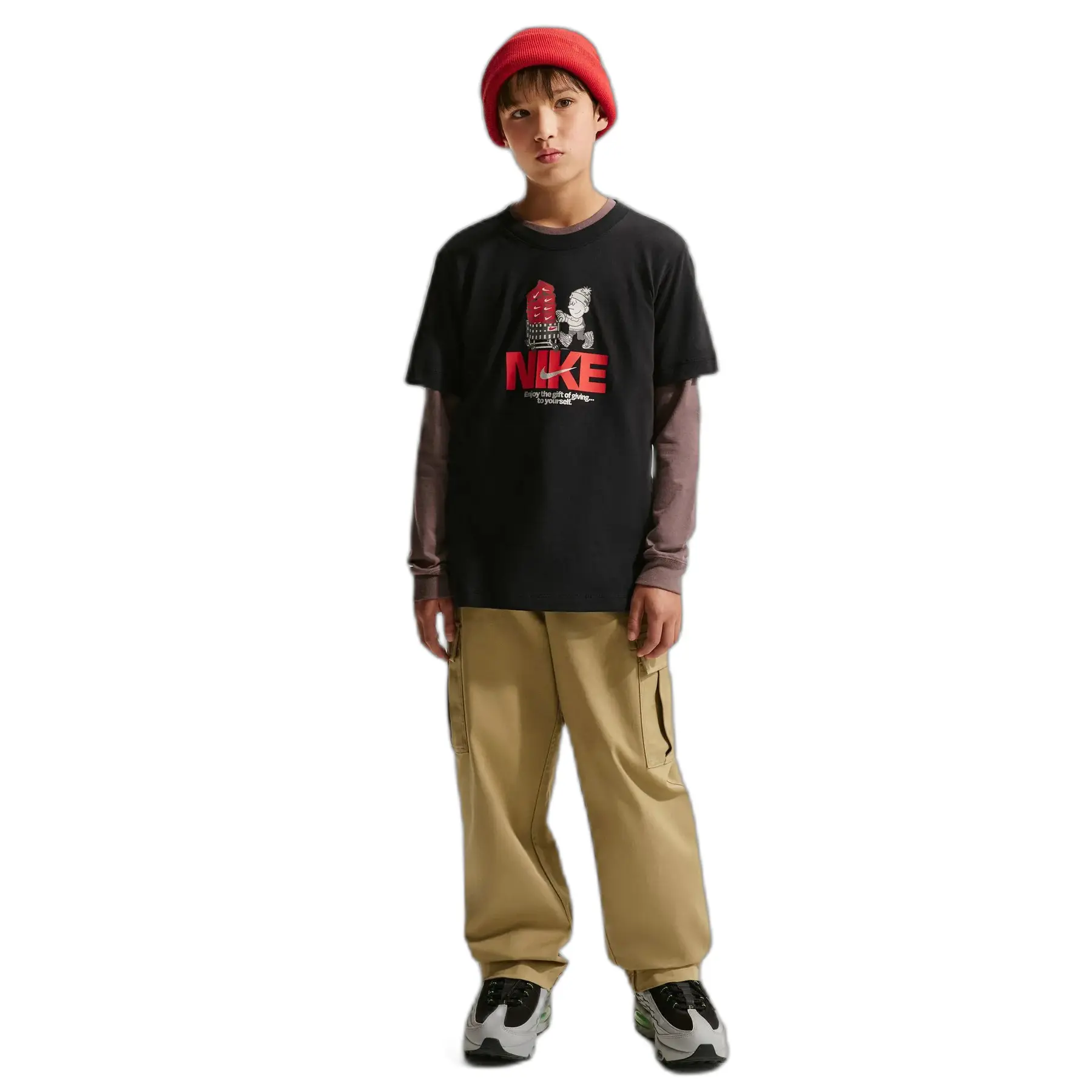 T-shirt met patronen kind Nike Sportswear