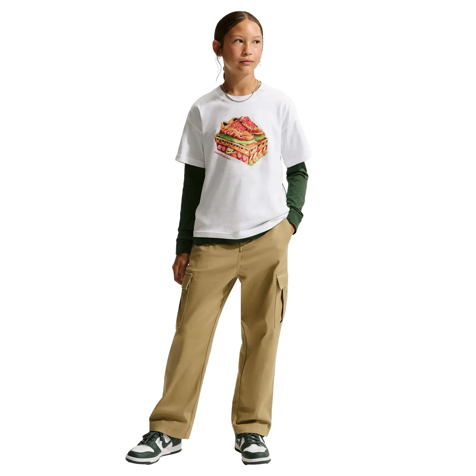 Grafisch T-shirt voor kinderen Nike Sportswear