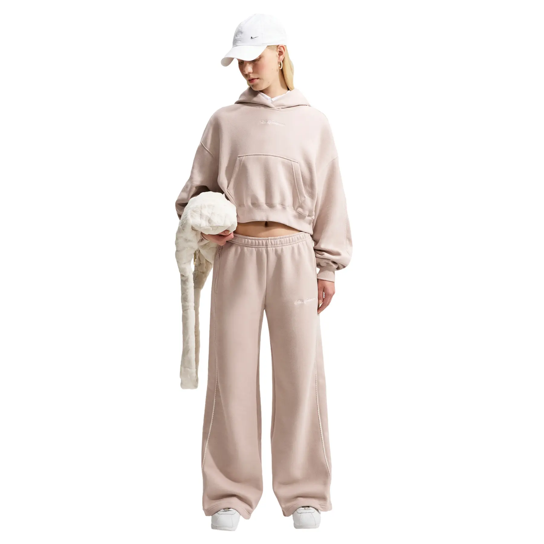 Felpa con cappuccio da donna Nike Studio Medium