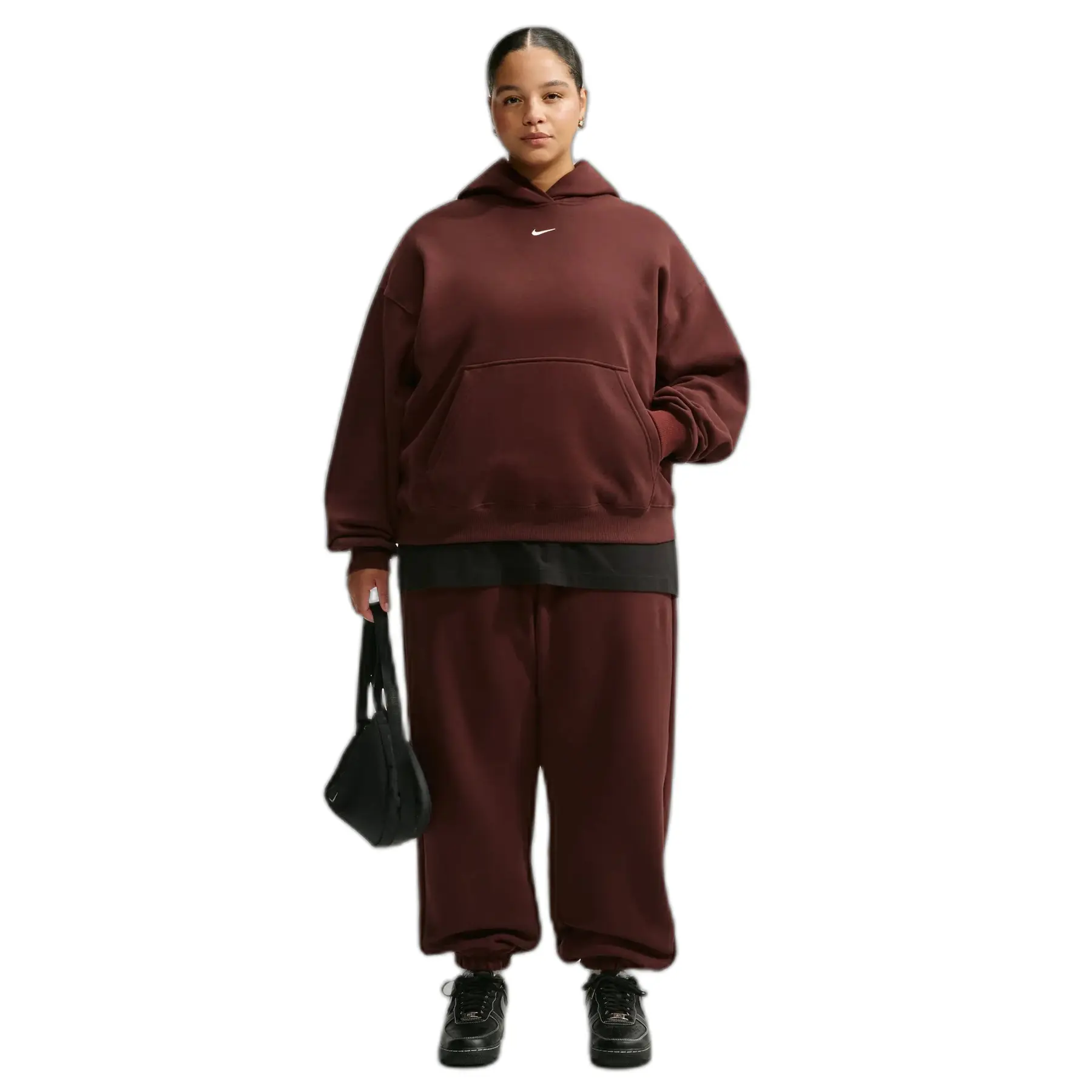 Dames Hoodie Oversized Nike Studio Fleece