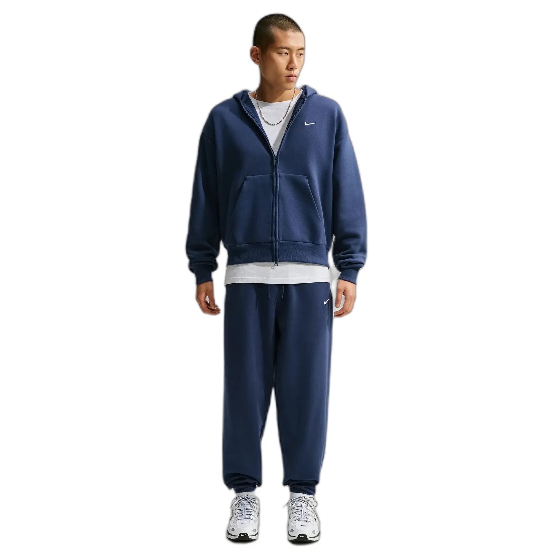Hooded sweatshirt met rits Nike Solo Fleece