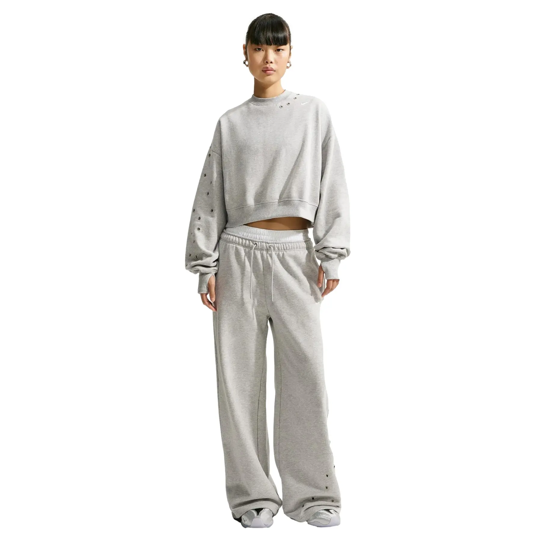 Oversize Sweatshirt mit Rundhalsausschnitt für Damen Nike Studio Fleece