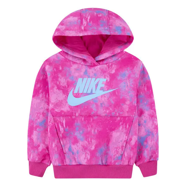 Felpa stampata da bambina Nike Club PO