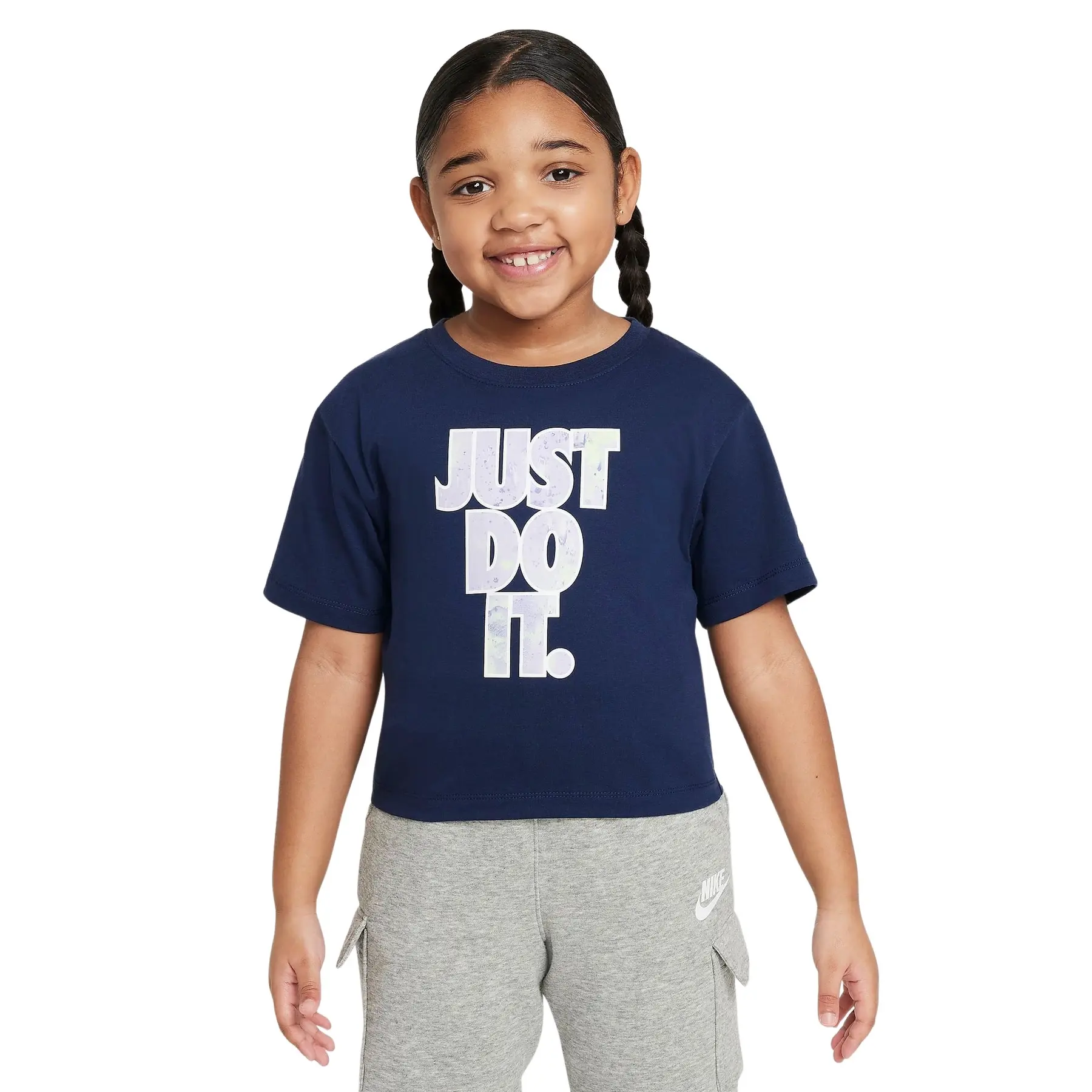 Mädchen-T-Shirt Nike Printed Club Boxy
