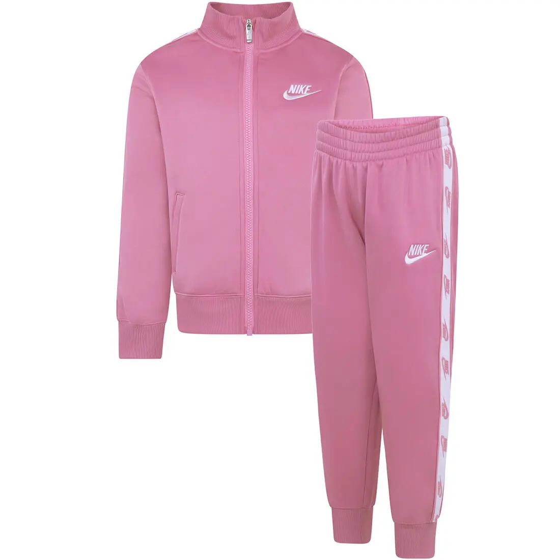 Completo con zip con logo per bebé Nike