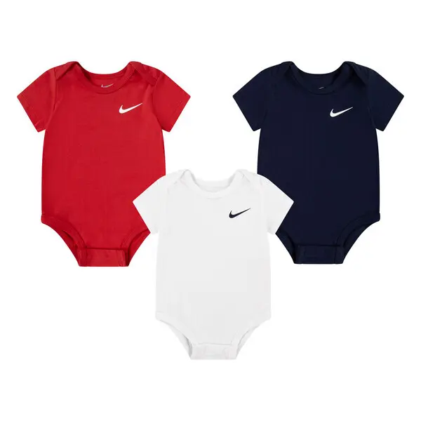 Pagliaccetto per da bambino Nike Swoosh (x3)
