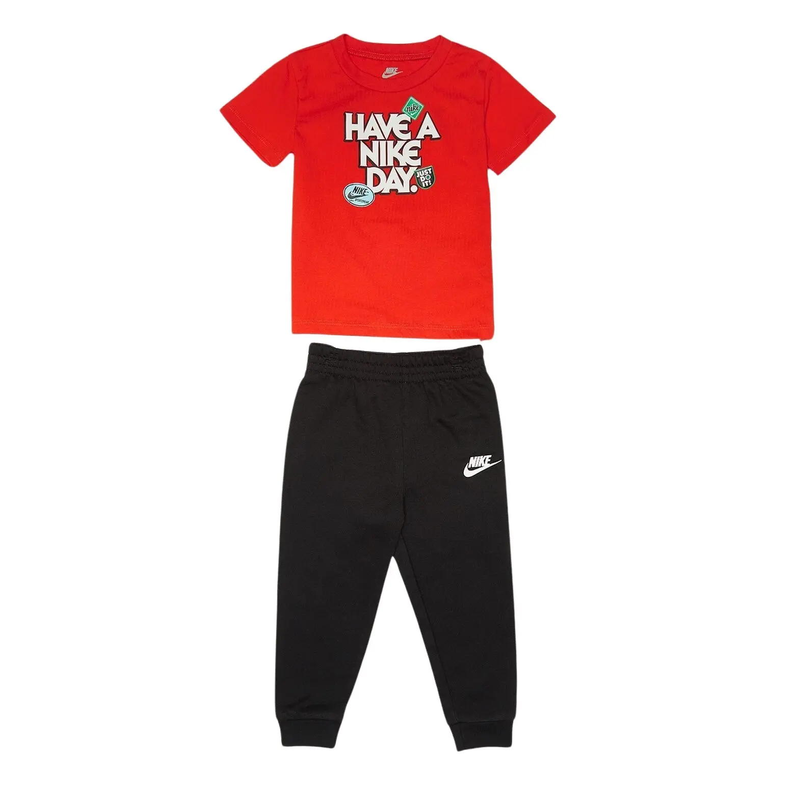 Set di magliette e pantaloni da bambino Nike NSW SOA