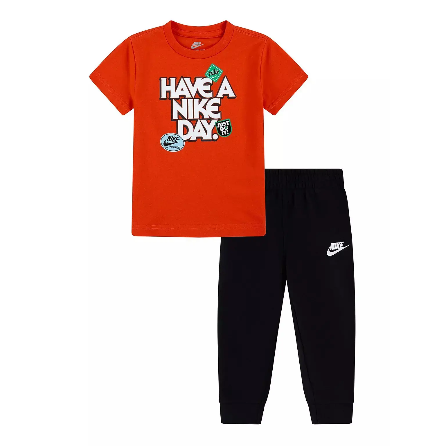 Set di T-shirt e pantaloni per bambini Nike NSW SOA
