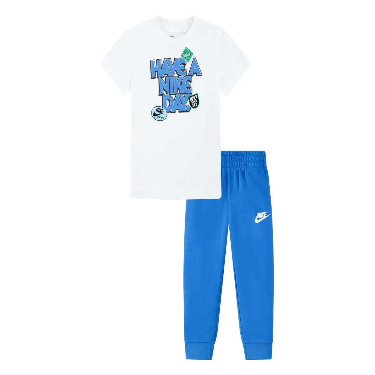 Set di T-shirt e pantaloni per bambini Nike NSW SOA