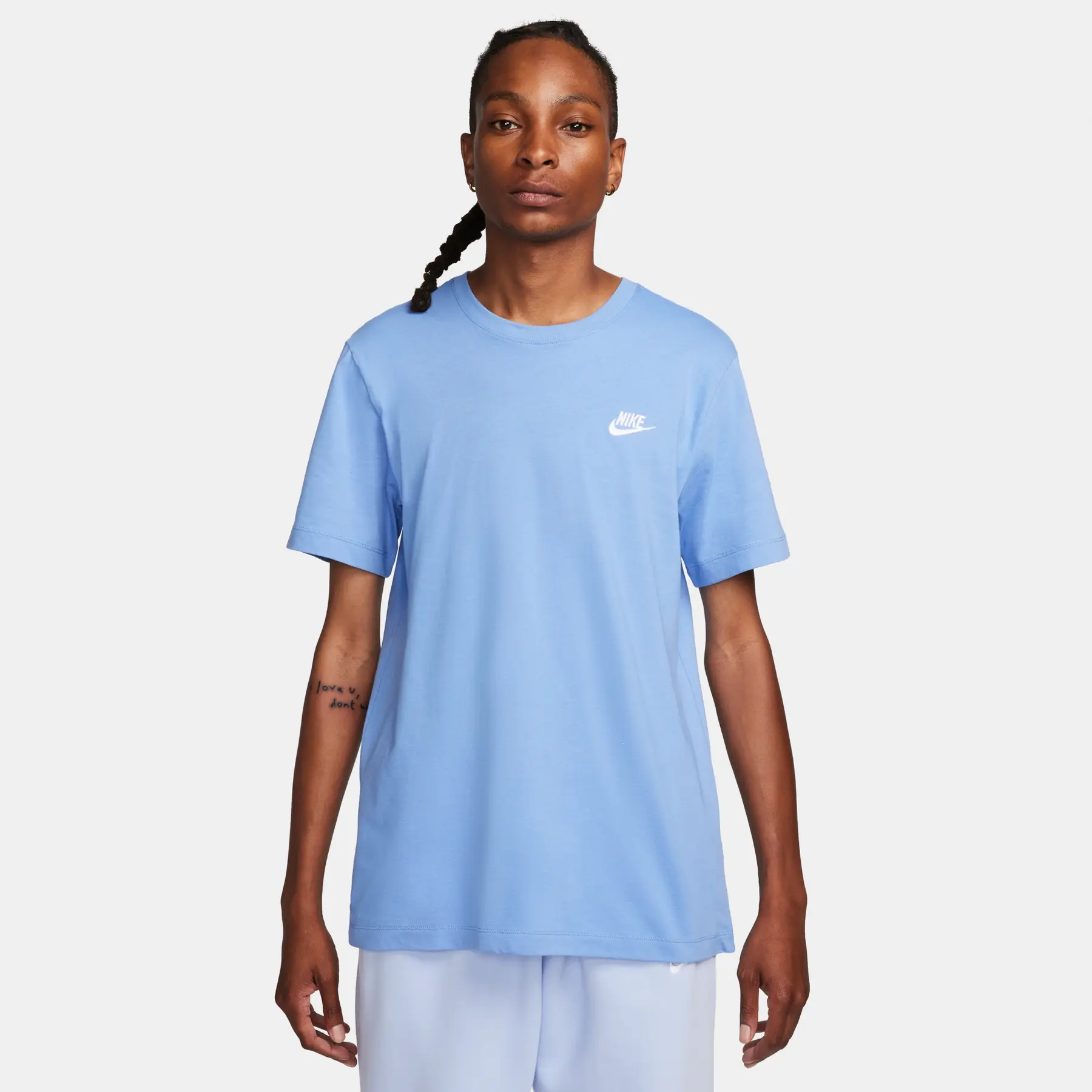 Nike Hombre Azul Camiseta Club