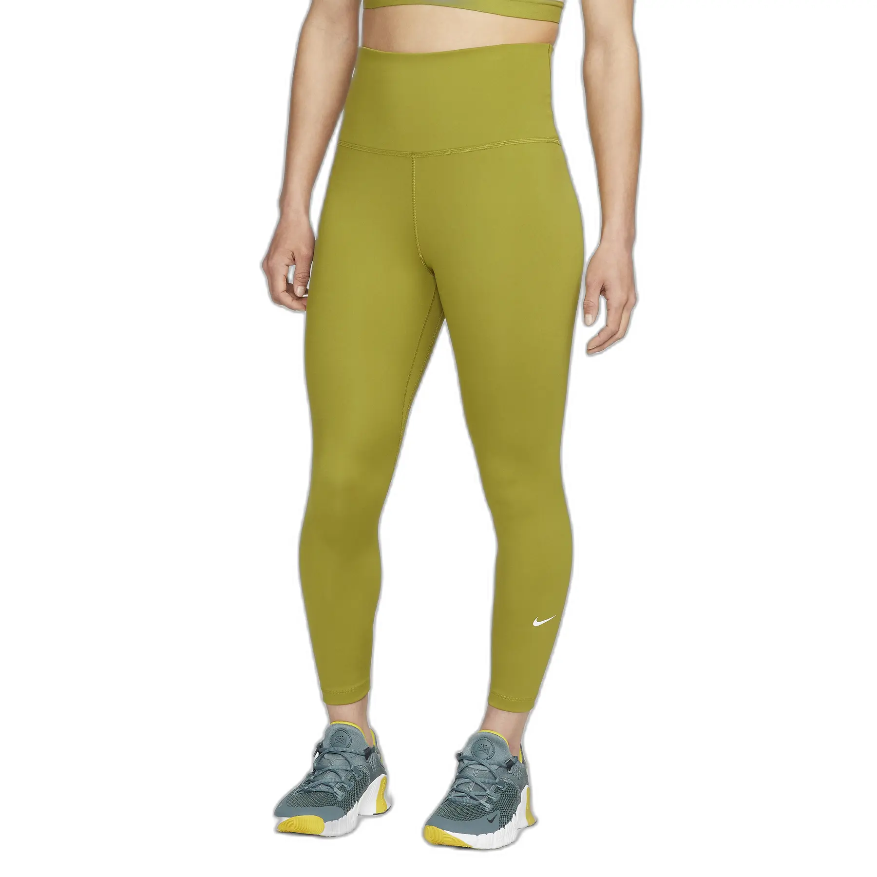 Legging court cintura alta mujer Nike One Dri-FIT
