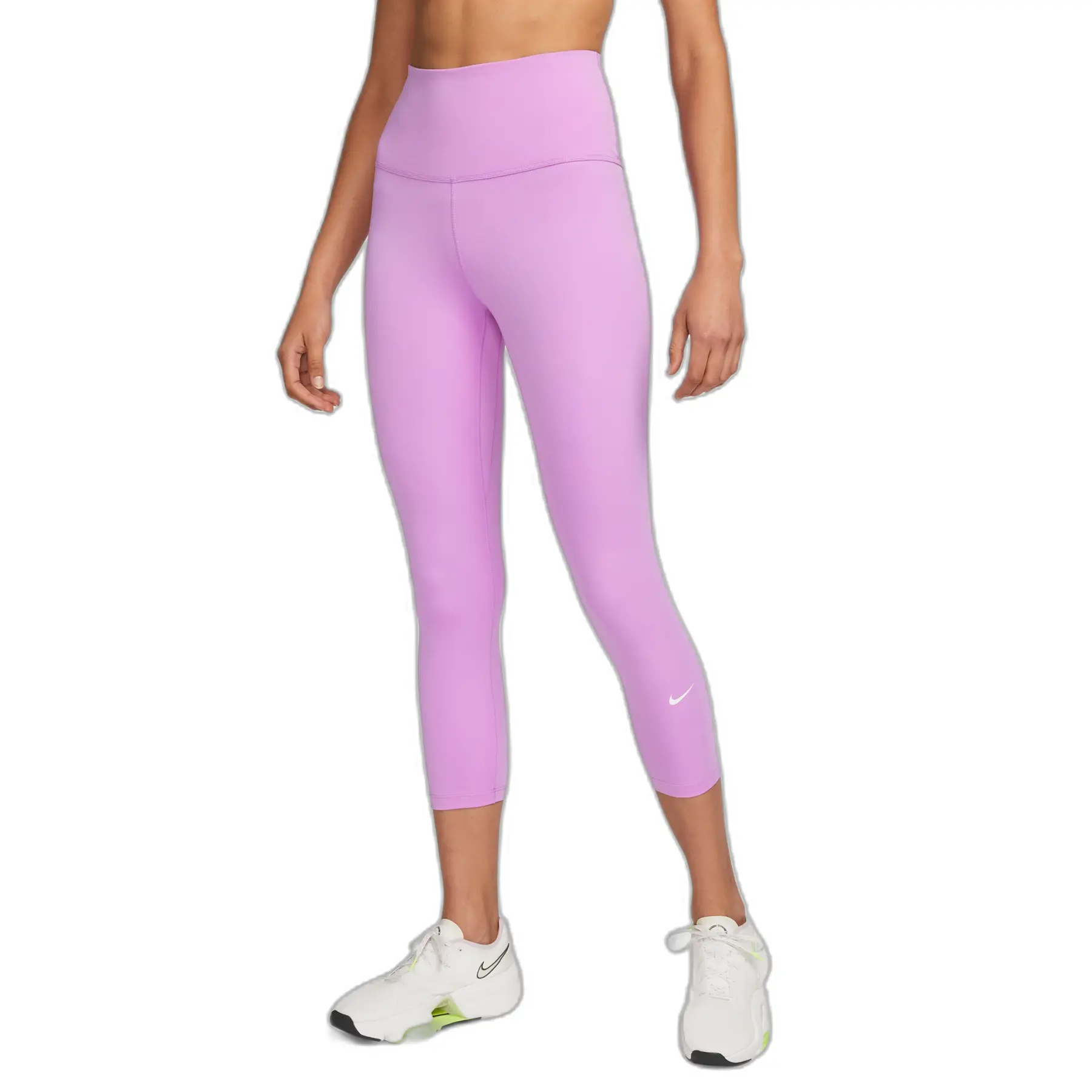 Crop-Leggings mit hoher Taille, Damen Nike One Dri-FIT