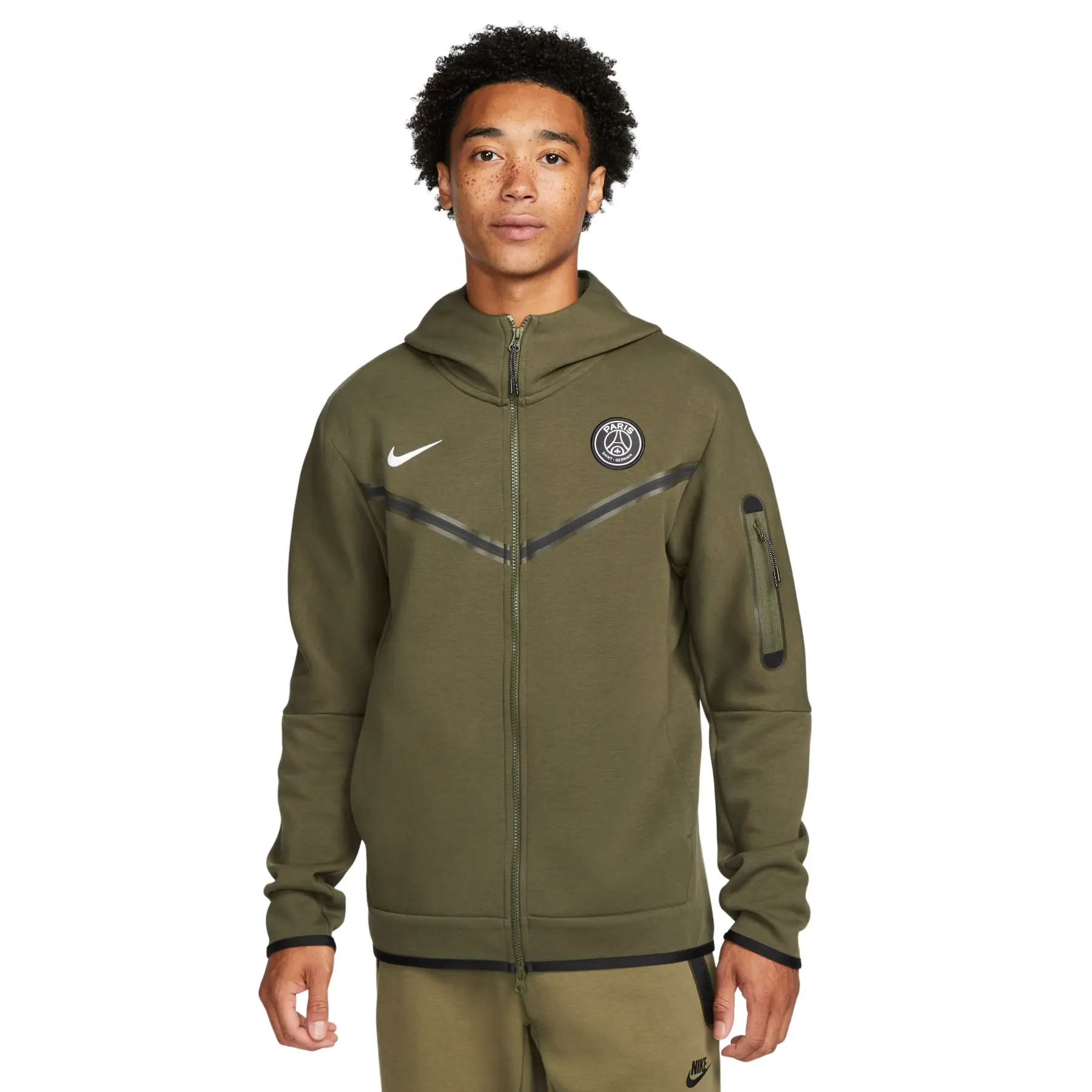Hooded sweatshirt met rits PSG 2022/23