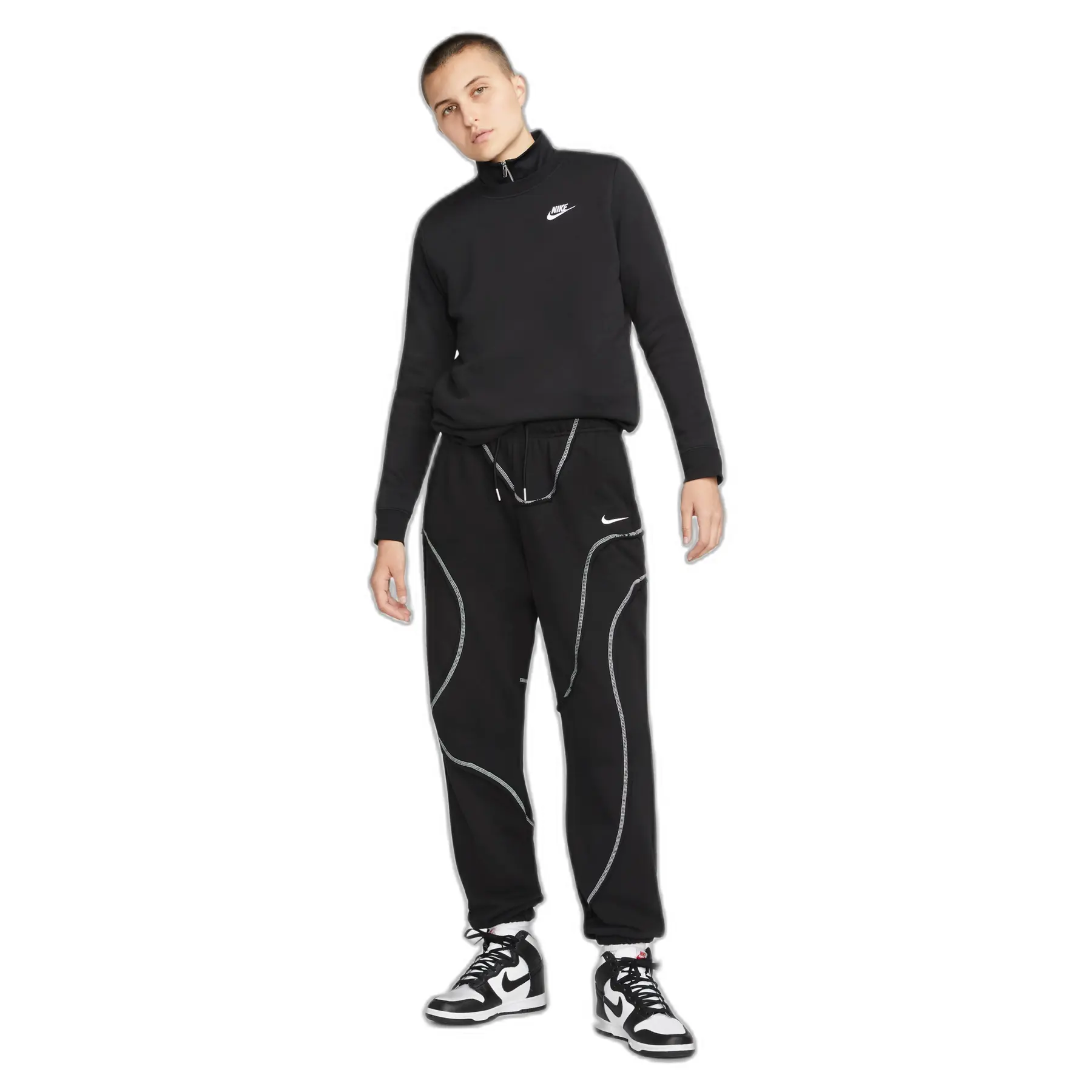 Felpa donna girocollo Nike Sportswear Club