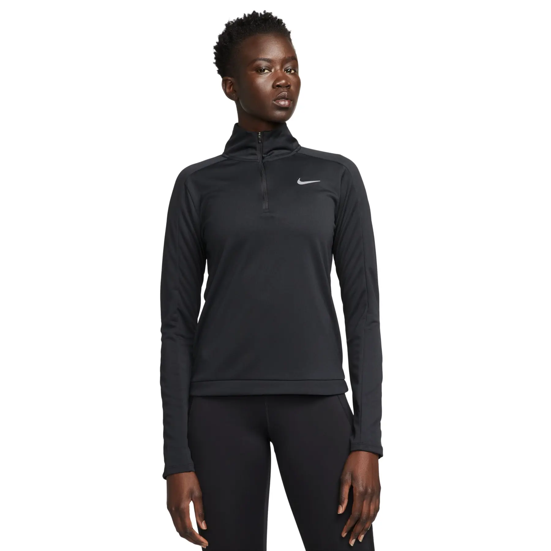 Sweatshirt halber Reißverschluss Frau Nike Dri-FIT Pacer