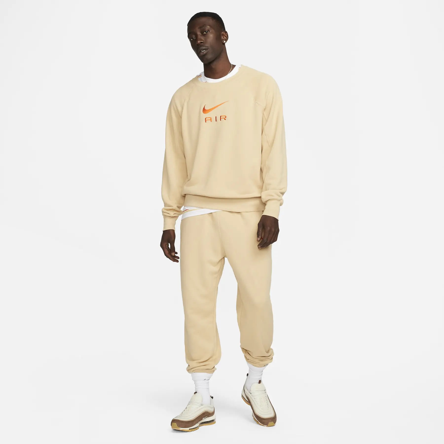 Felpa collo rotondo Nike Air Air French Terry
