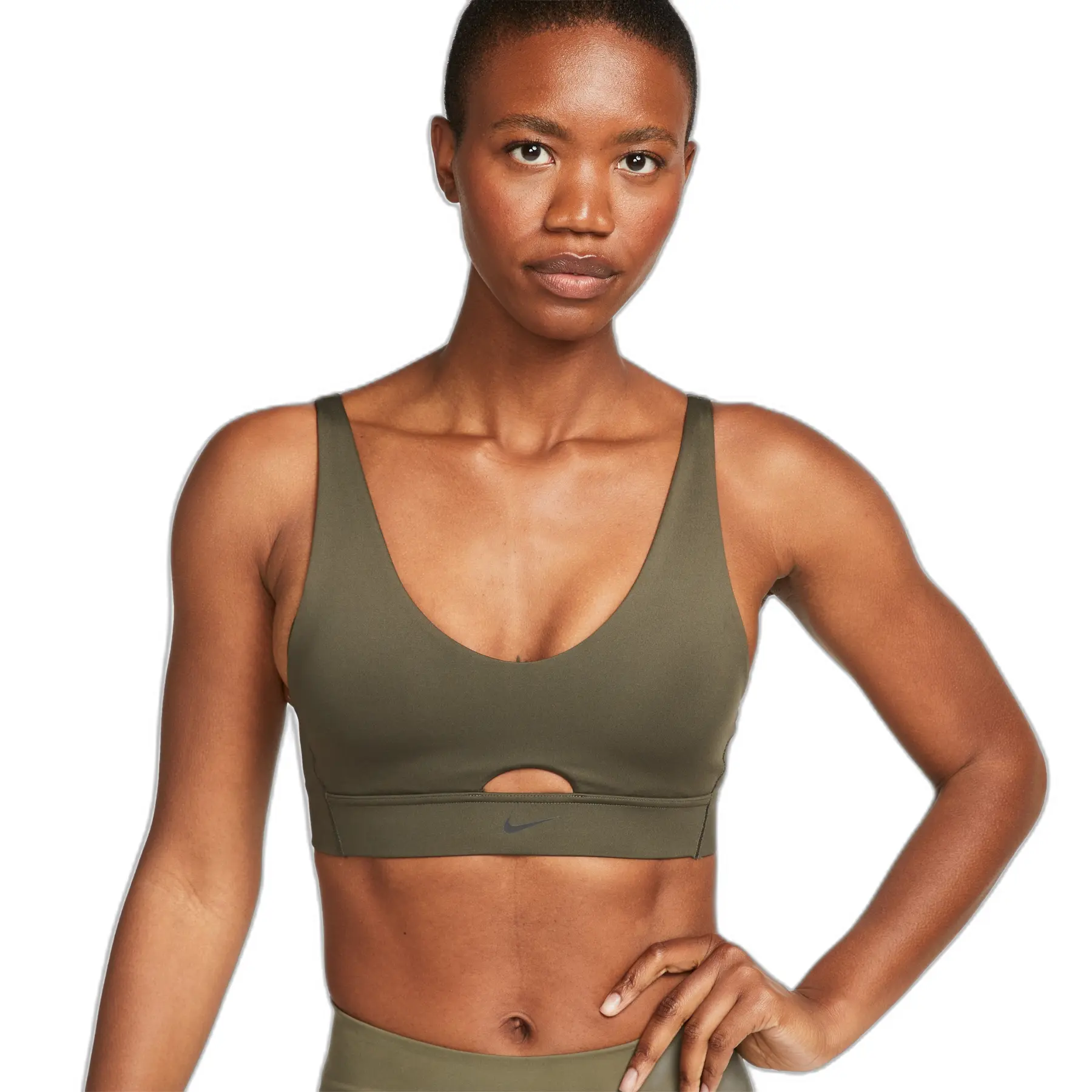 BH mit tiefem Ausschnitt, Damen Nike Dri-FIT indy