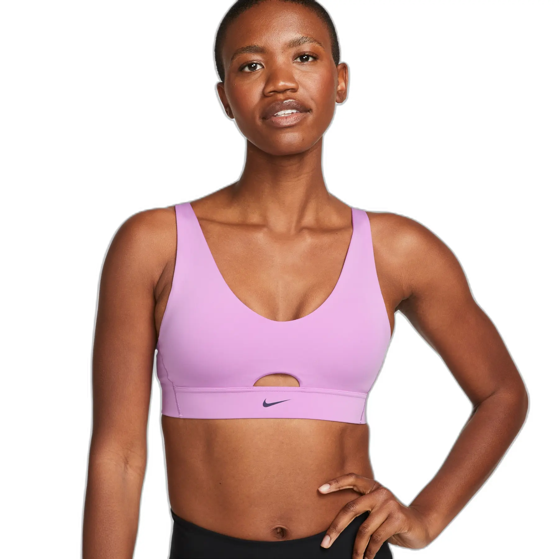 Brassière découpe plongeante Damen Nike Dri-FIT indy