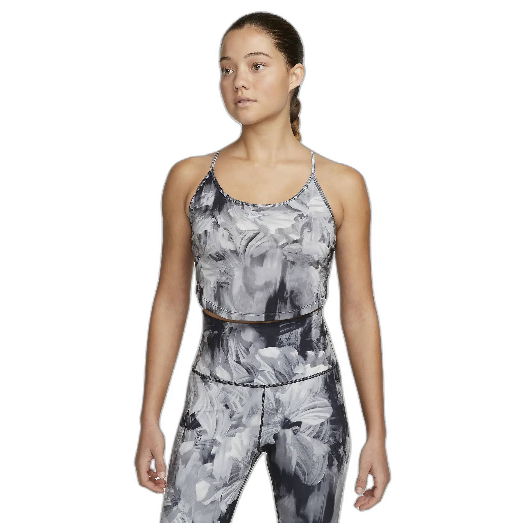 Crop-Top Frau Nike ONE Dri-Fit AOP