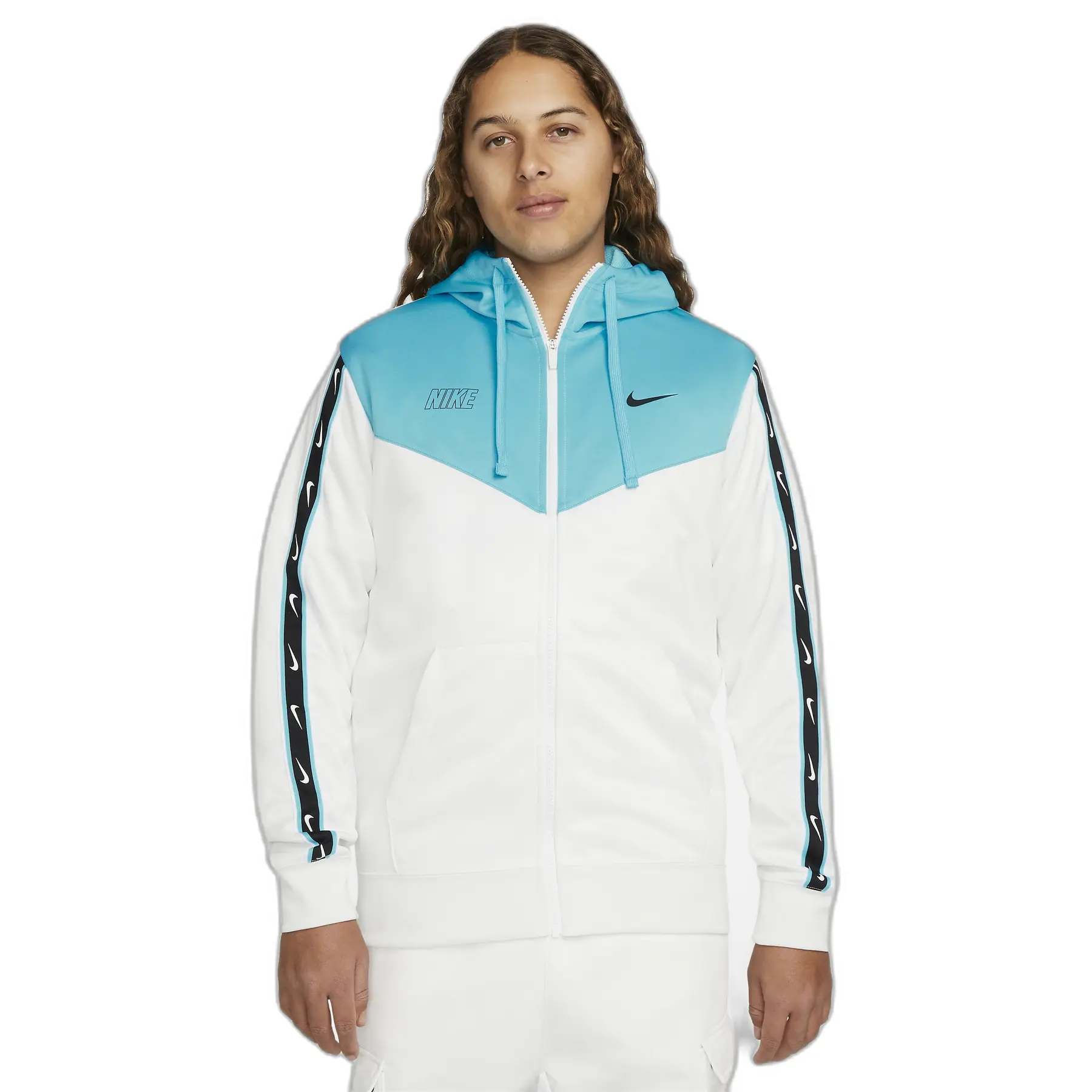 Sweatjacke mit Kapuze und Reißverschluss Nike Repeat